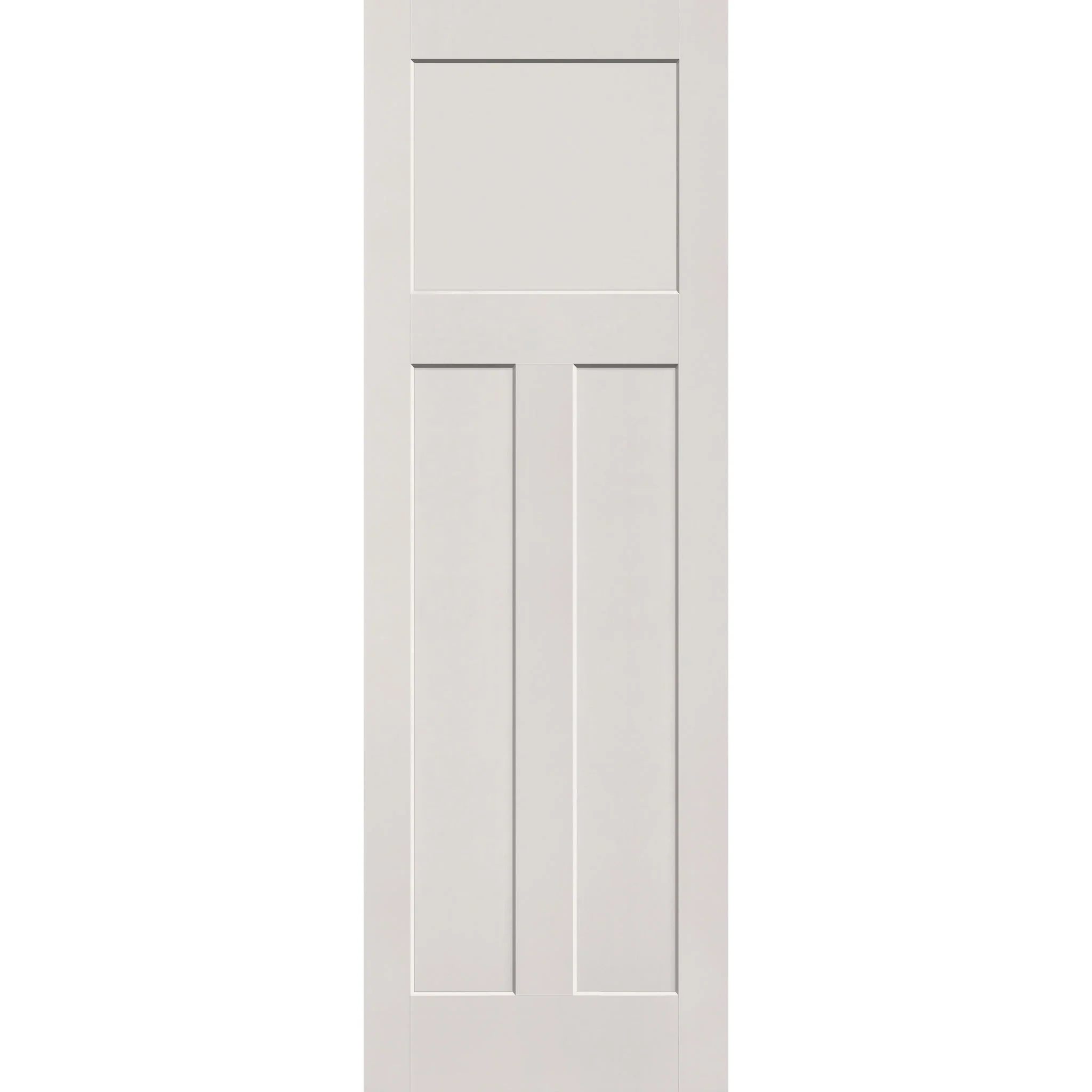 20-Minute Fire-Rated Fiberglass Entry Door - 3 Panel Craftsman (32" x 96")