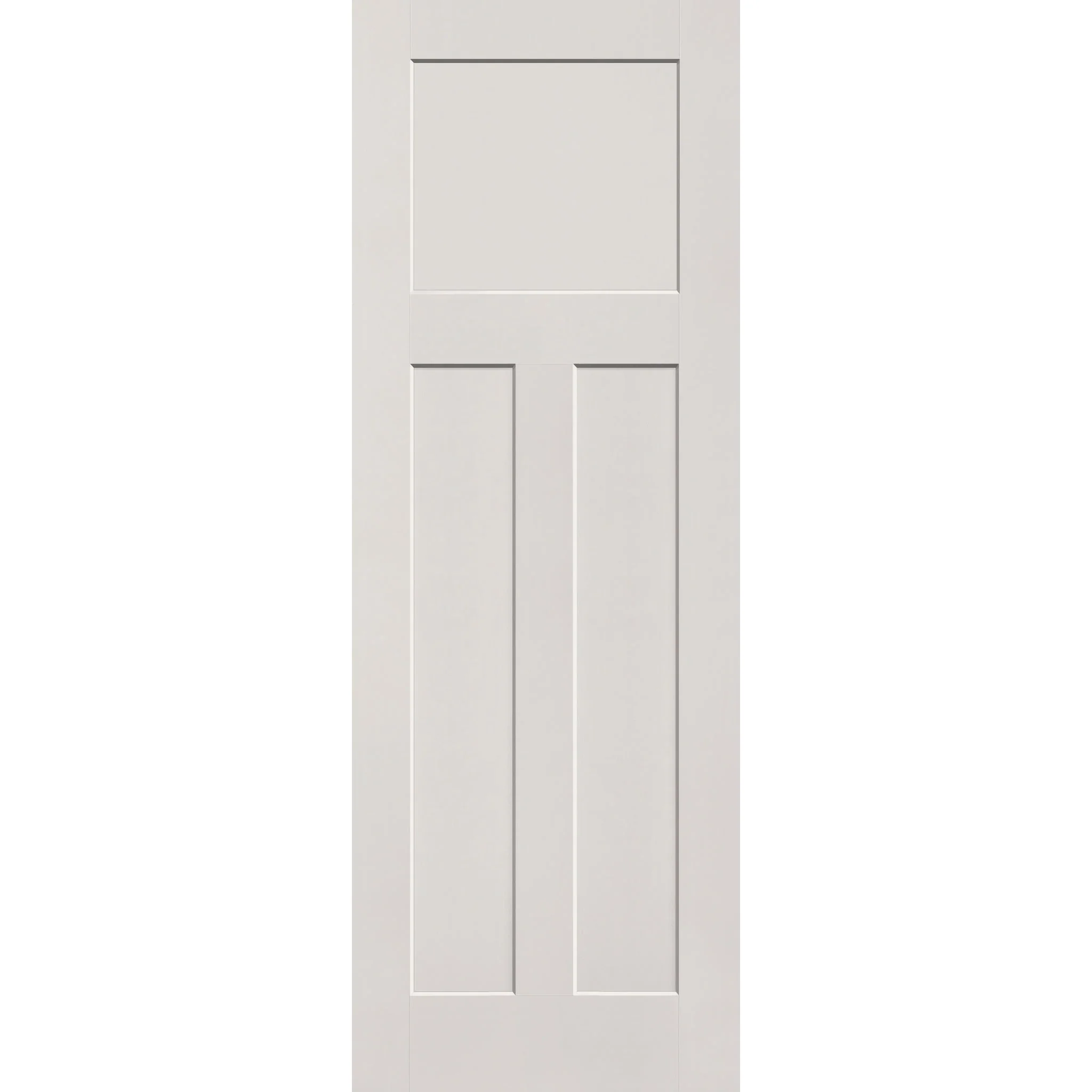 20-Minute Fire-Rated Fiberglass Entry Door - 3 Panel Craftsman (34" x 96")