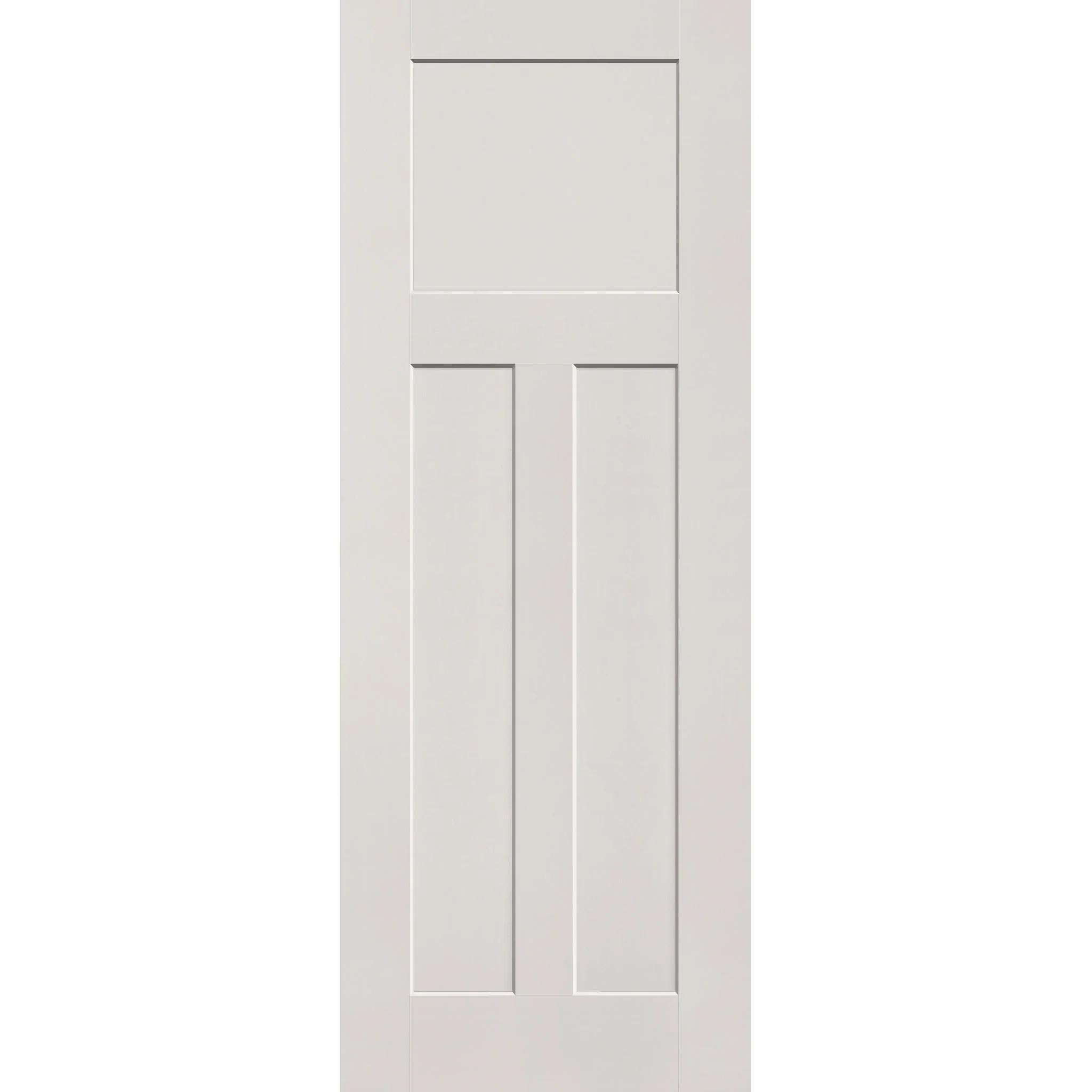20-Minute Fire-Rated Fiberglass Entry Door - 3 Panel Craftsman (36" x 96")