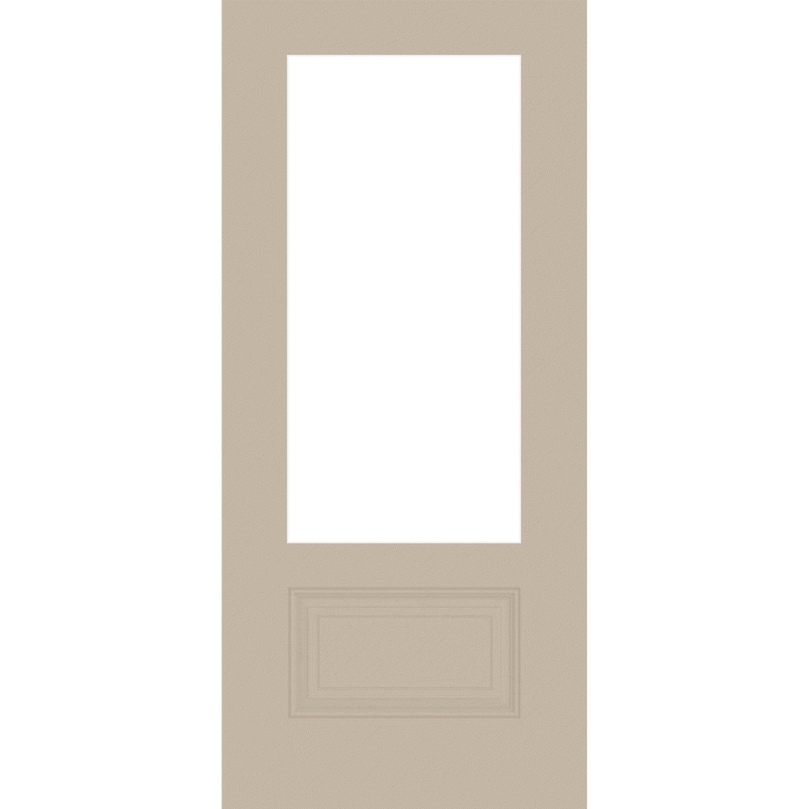 Mahogany Grain Fiberglass Entry Door Slab (2 Panel 3/4) - Image 8