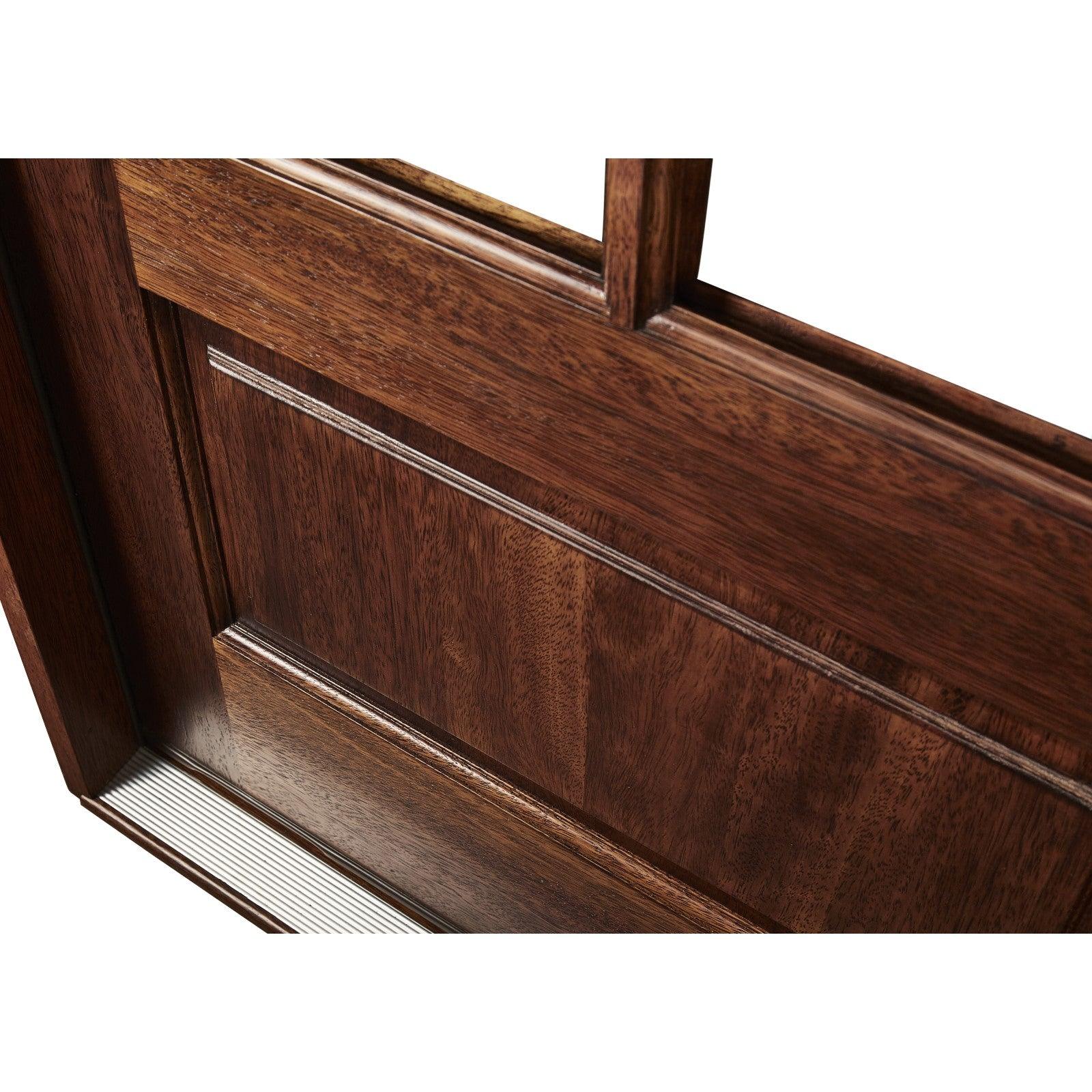 36" Prehung Mahogany Entry Door System (3/4 Glass 6 Lite) - Image 7