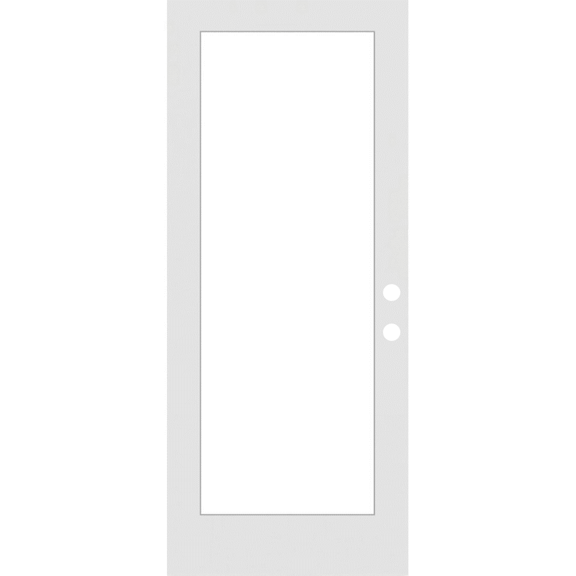 Smooth Fiberglass Entry Door Slab (6 Panel) - Image 3