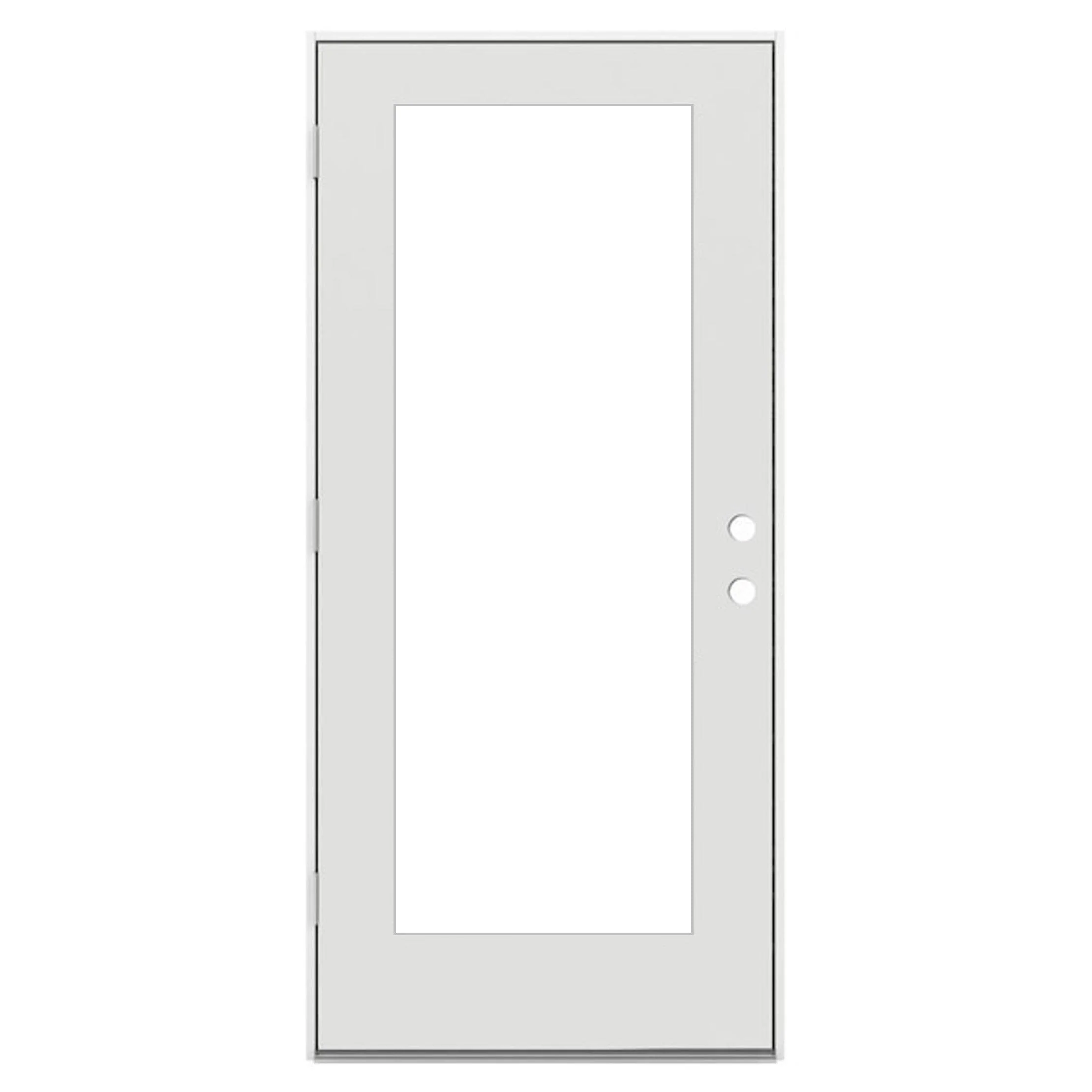 36" x 80" OUTSWING Prehung Smooth Fiberglass Entry Door System (6 Panel) - Image 7