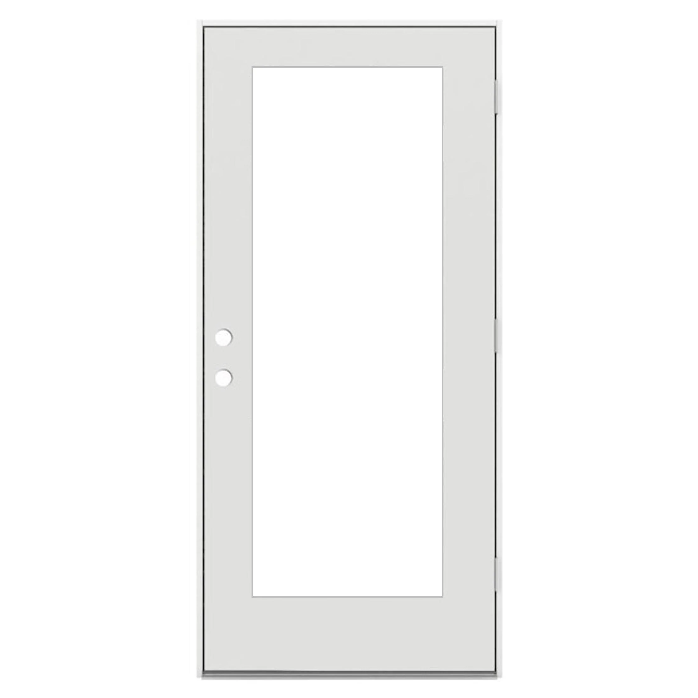 36" x 80" OUTSWING Prehung Smooth Fiberglass Entry Door System (6 Panel) - Image 9