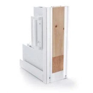 4 Panel Sliding White Patio Door (Raise & Lower Blinds) - Image 5