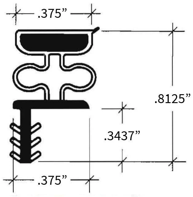 81" High Reach Magnetic Weatherstrip Set (3 pieces) - Image 3