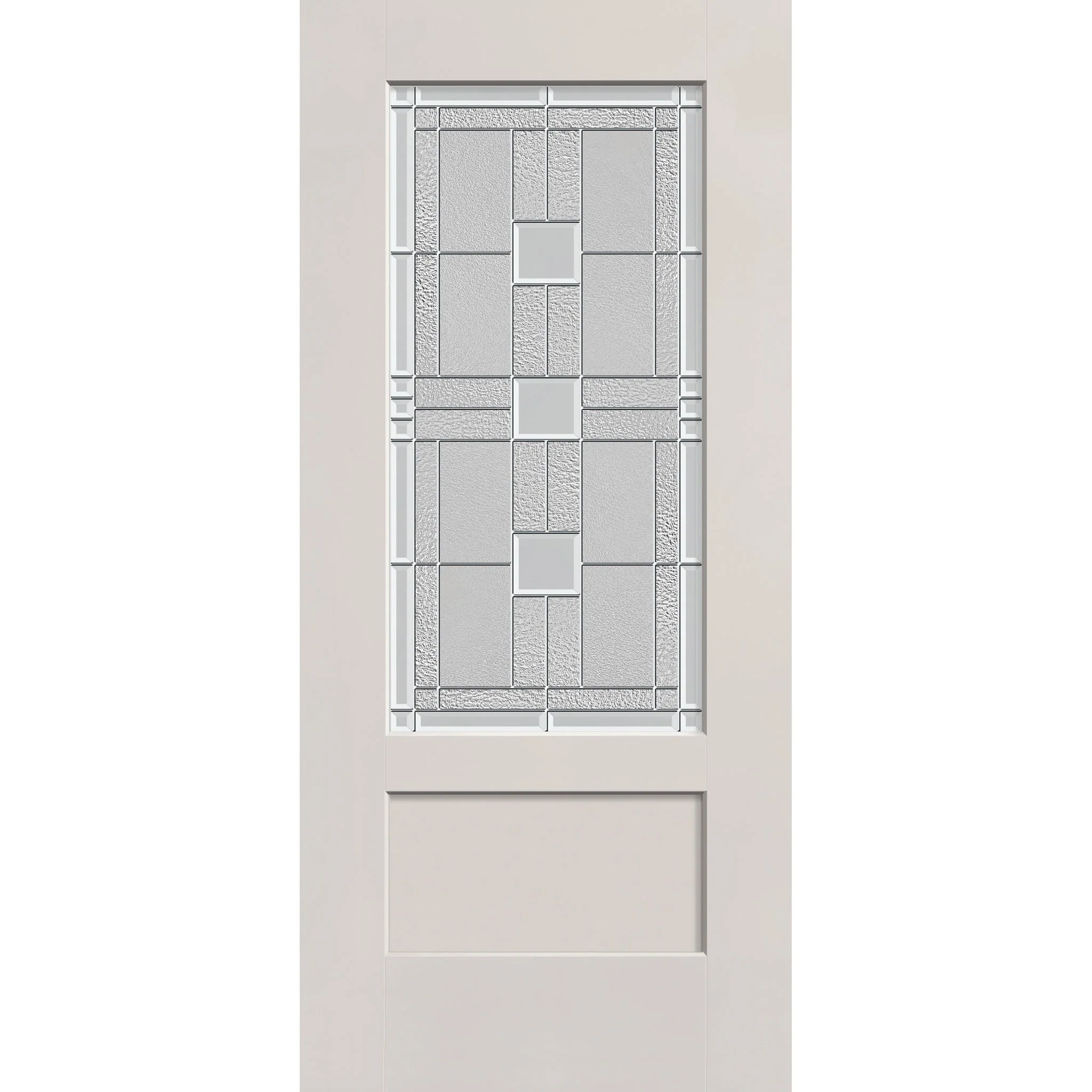 Austin Flush Glazed Fiberglass Entry Door - 3/4 Lite Shaker (36" x 80")