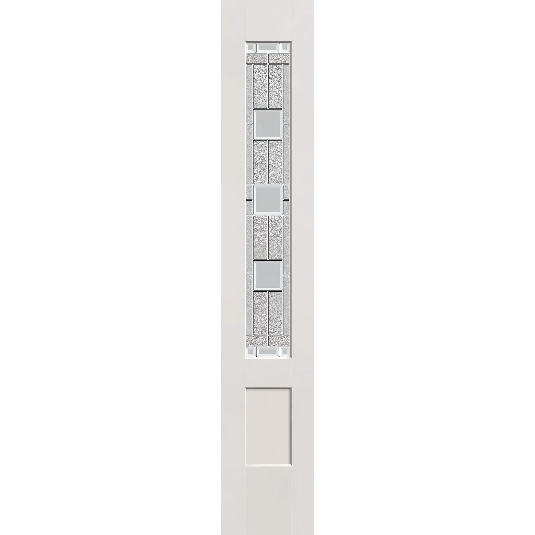 Austin Flush Glazed Fiberglass Sidelite Panel - 3/4 Lite Shaker (14" x 80")