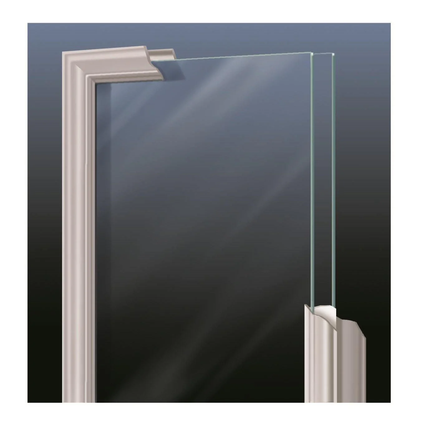 Clear 15 Lite Glass and Frame Kit (Full Lite) - Image 3