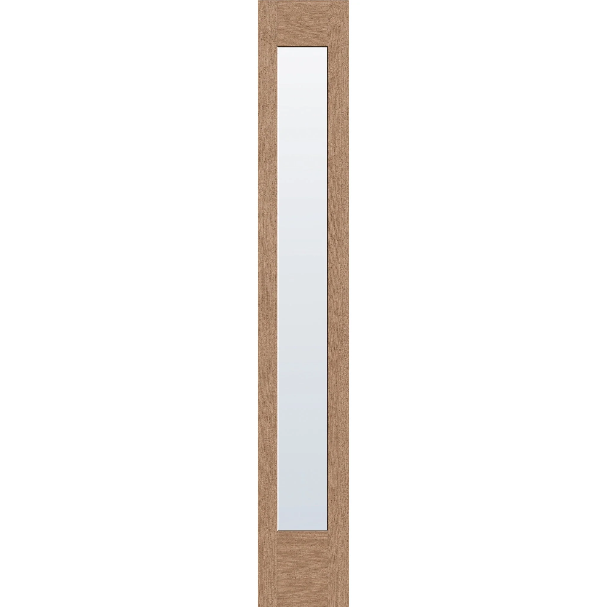 Clear Flush Glazed Fiberglass Sidelite Panel - Full Lite (12" x 80")