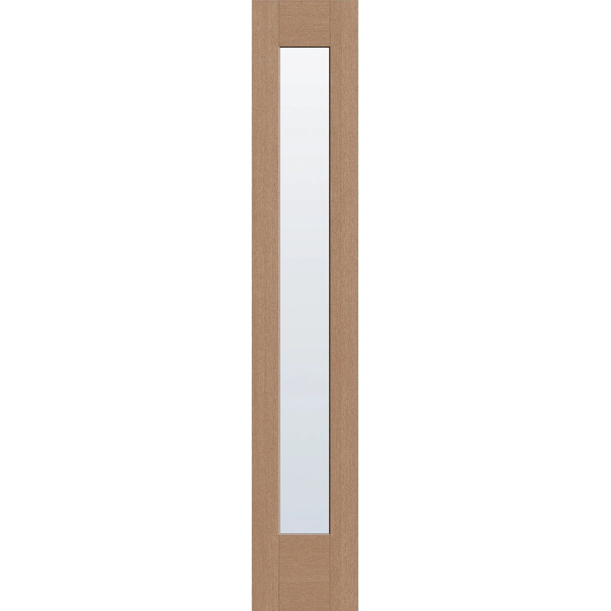 Clear Flush Glazed Fiberglass Sidelite Panel - Full Lite (14" x 80")