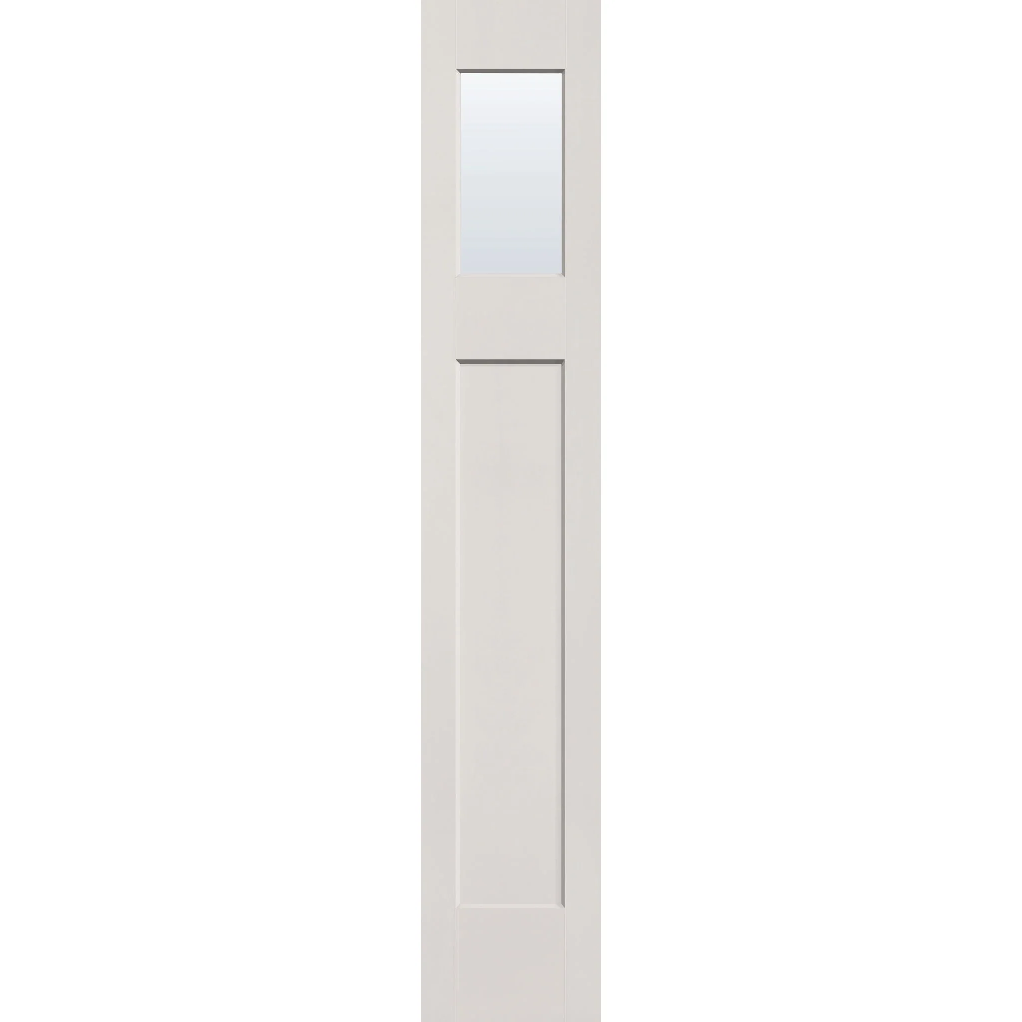 Clear Flush Glazed Hurricane-Rated Fiberglass Sidelite Panel - Craftsman (14" x 80") - Image 2