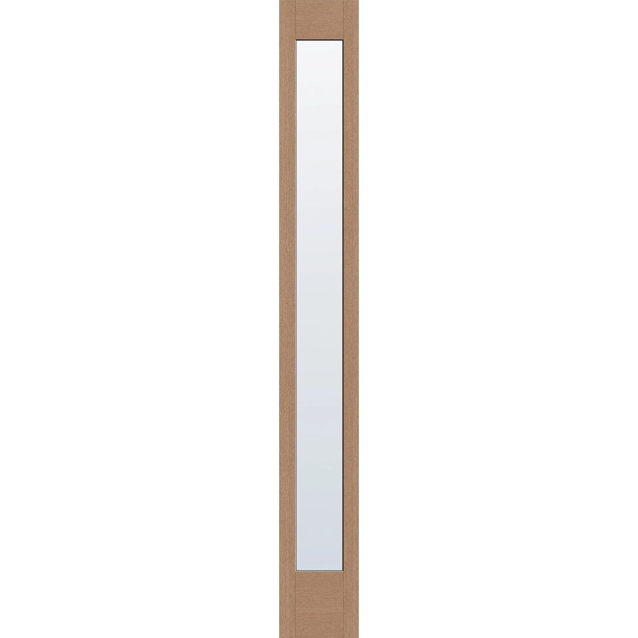 Clear Flush Glazed Hurricane-Rated Fiberglass Sidelite Panel - Full Lite (12" x 96")