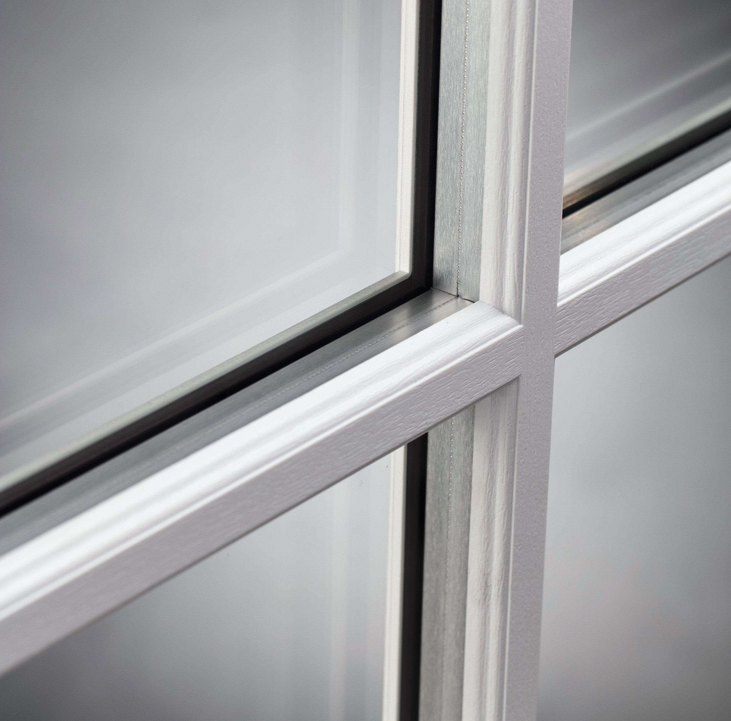Clear Simulated 4 Lite Glass and Frame Kit (3/4 Lite 24" x 50" Frame Size) - Image 3