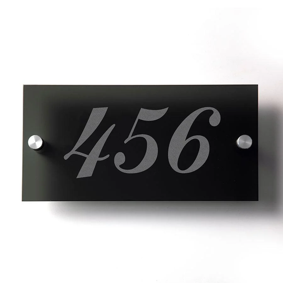 Customizable Glass Address Plaque - Image 11