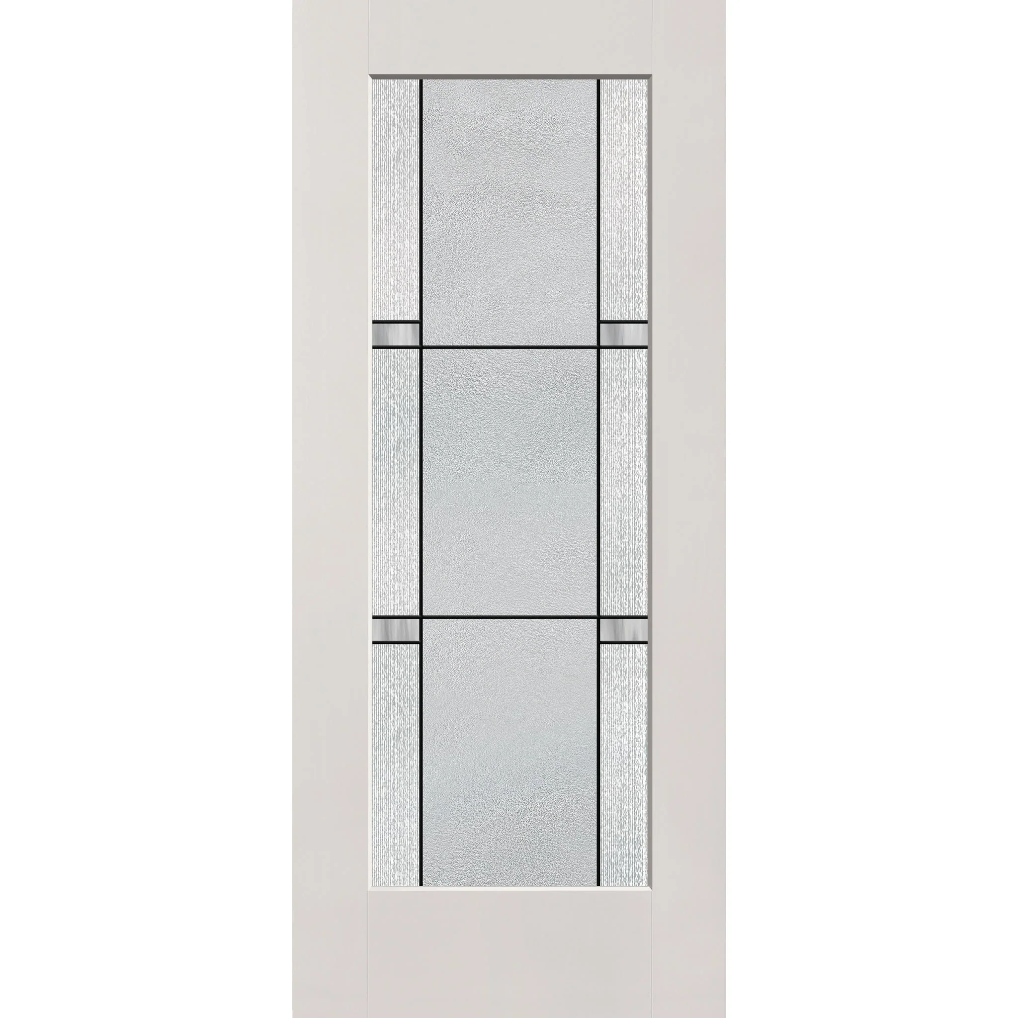 Dexter Flush Glazed Fiberglass Entry Door - Full Lite (34" x 80") - Image 2
