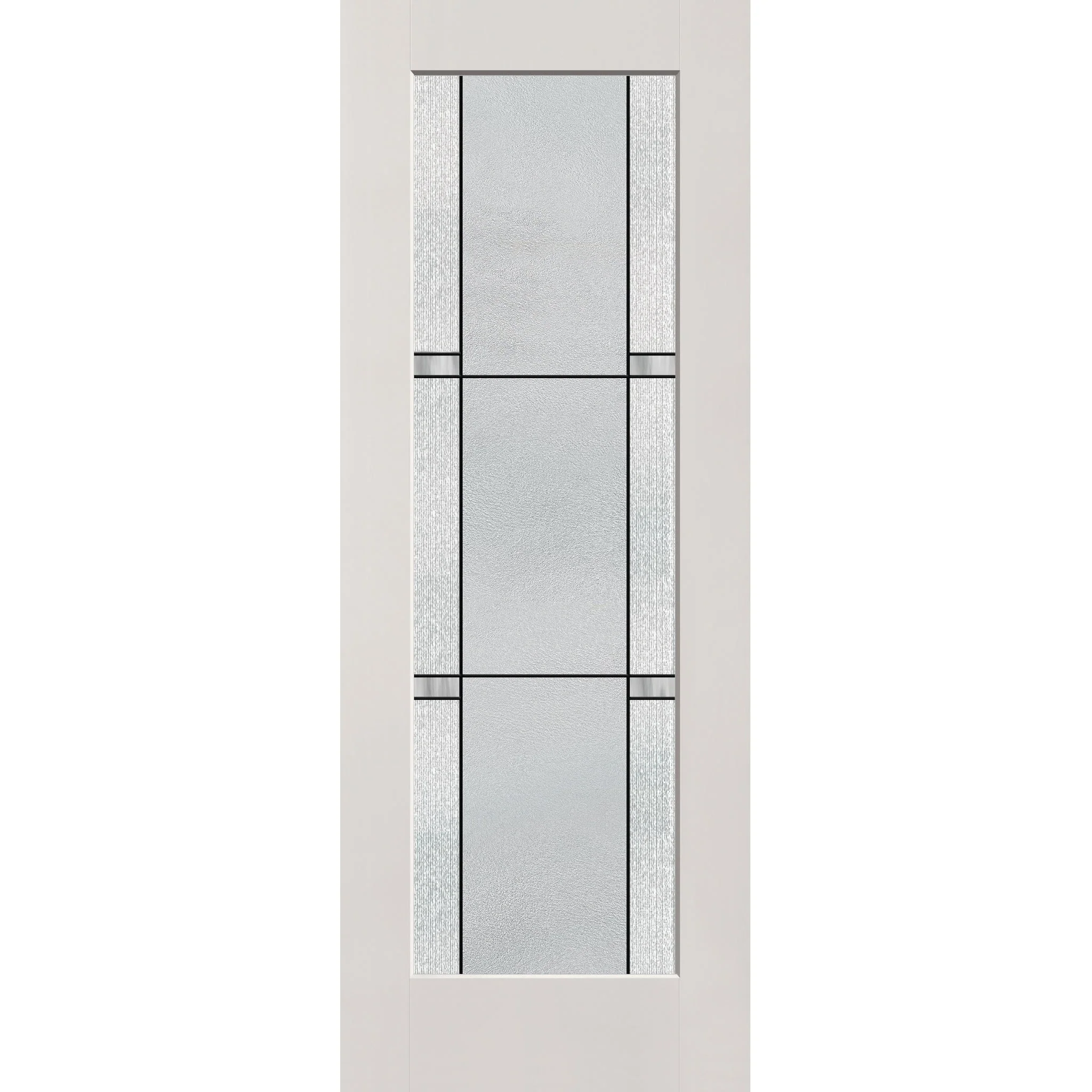 Dexter Flush Glazed Fiberglass Entry Door - Full Lite (36" x 96") - Image 2