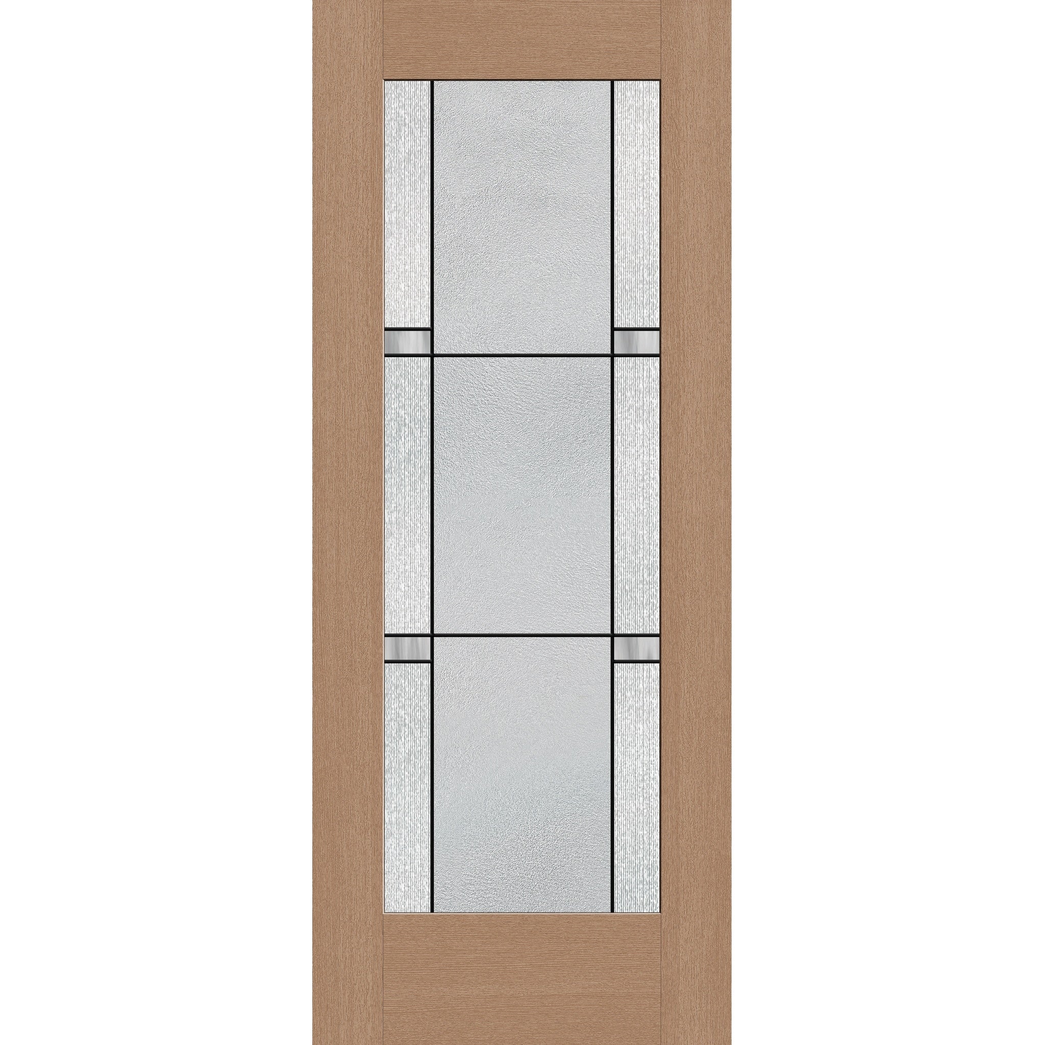 Dexter Flush Glazed Hurricane-Rated Fiberglass Entry Door - Full Lite (32" x 80")