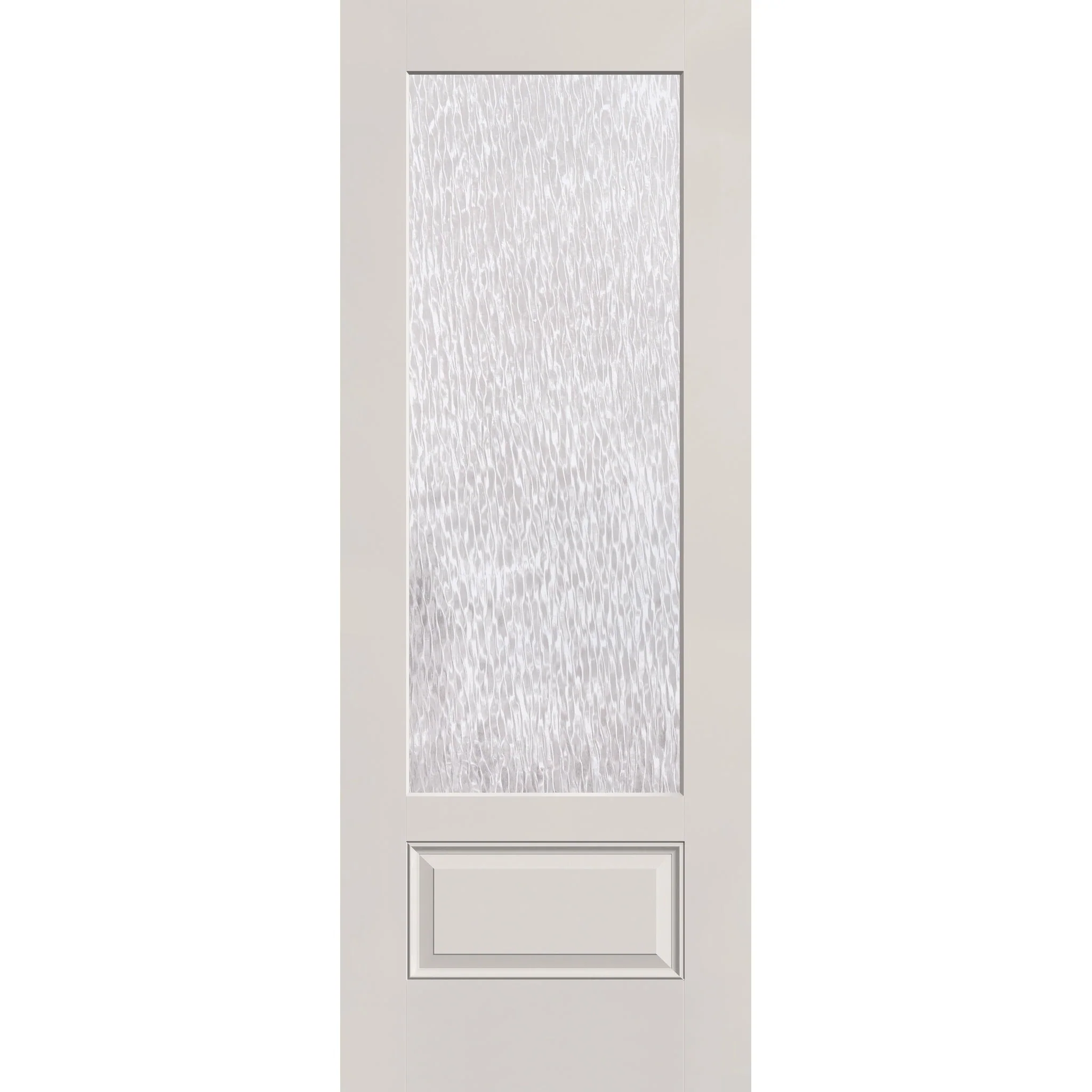 Double Waterglass Flush Glazed Fiberglass Entry Door - 3/4 Lite (36" x 96") - Image 2