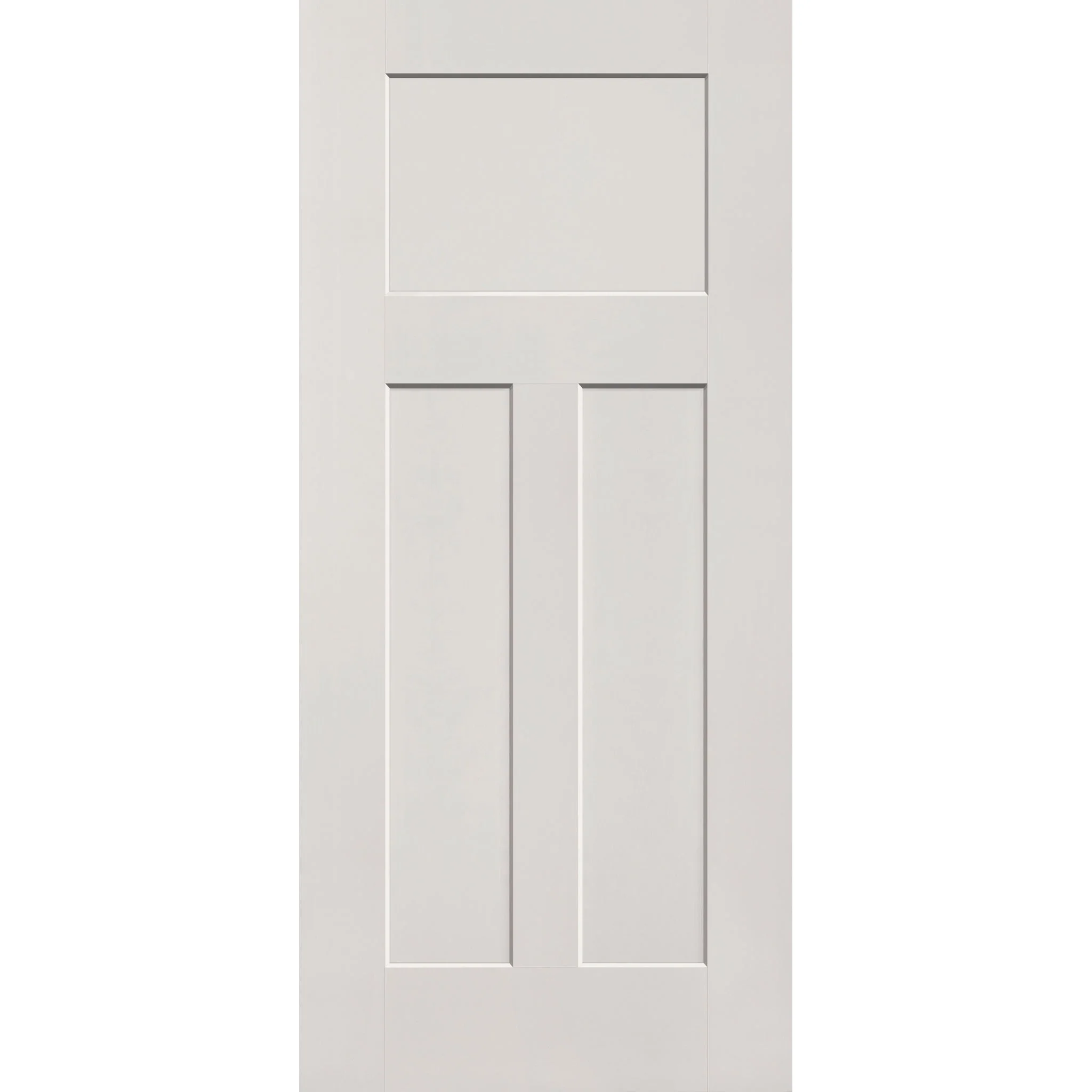 Fiberglass Entry Door - 3 Panel Craftsman (36" x 80")