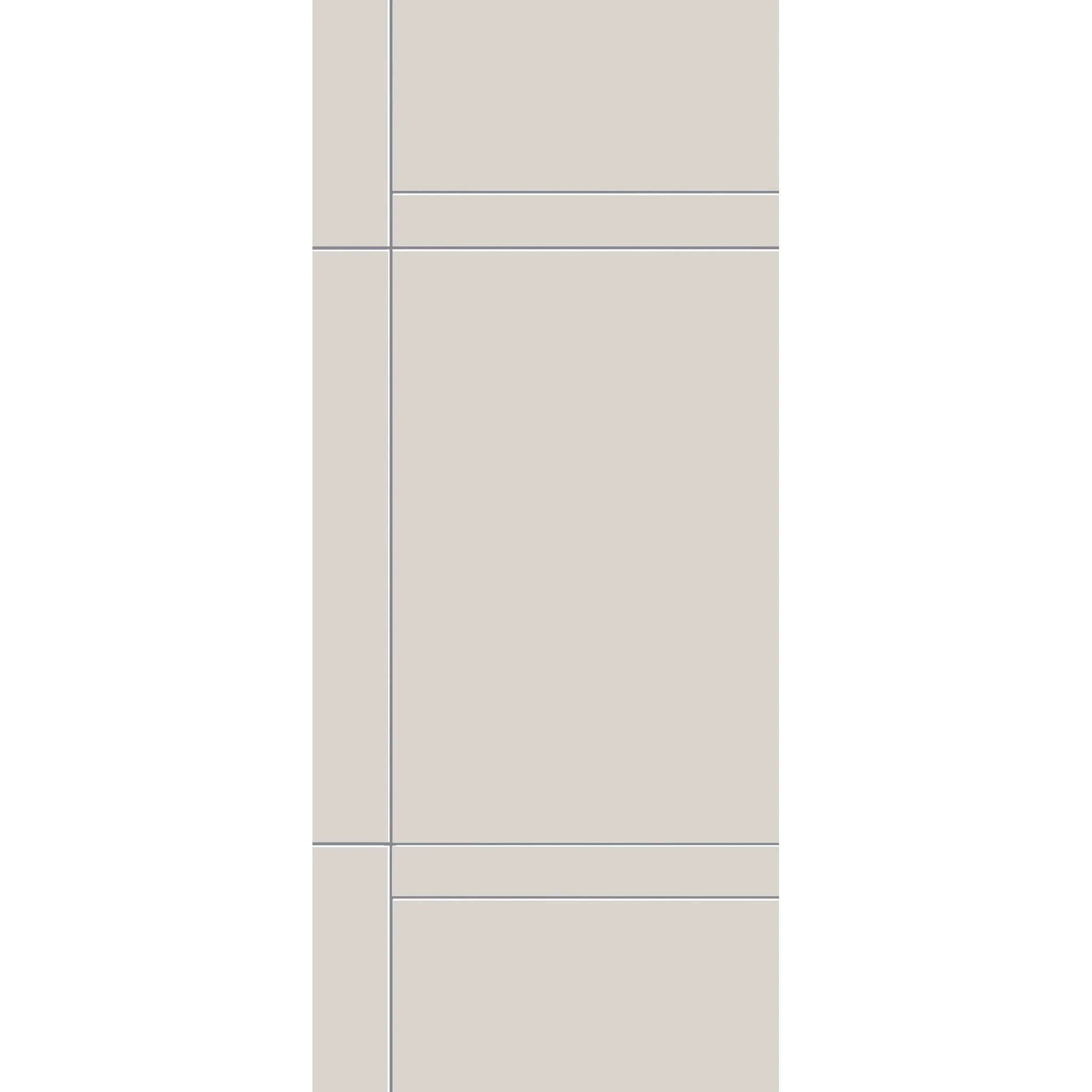 Fiberglass Entry Door - Contemporary 12 (34" x 80")