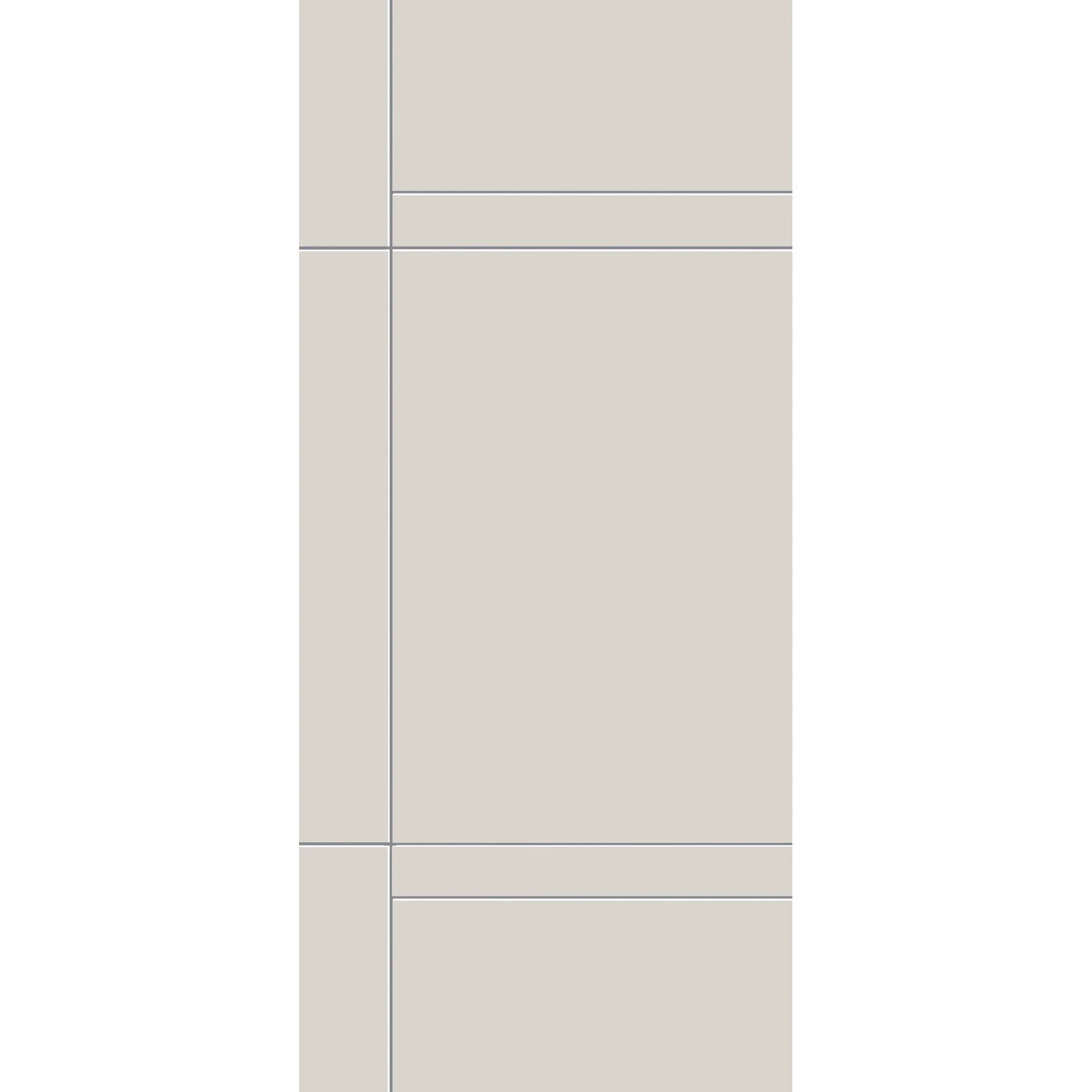 Fiberglass Entry Door - Contemporary 12 (36" x 80")