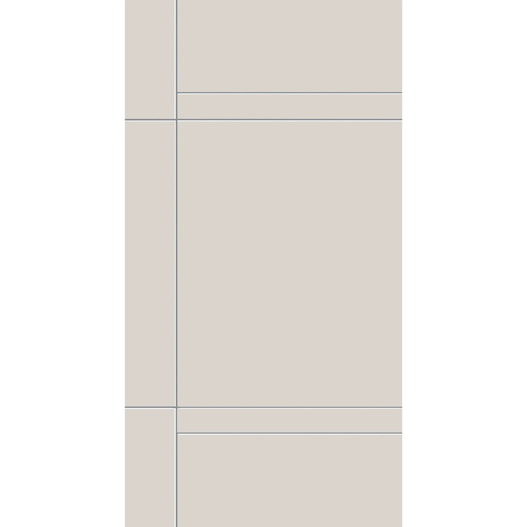 Fiberglass Entry Door - Contemporary 12 (42" x 80")