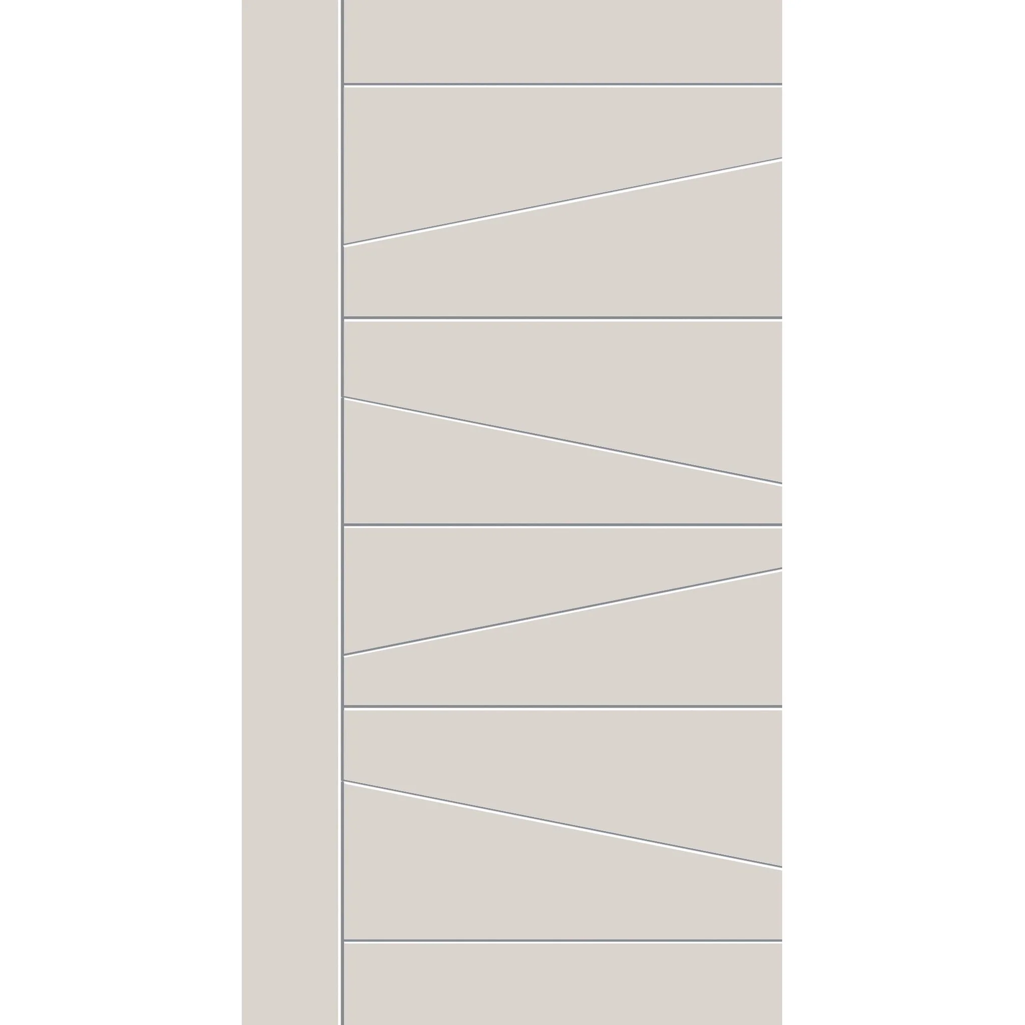 Fiberglass Entry Door - Contemporary 29 (42" x 80")