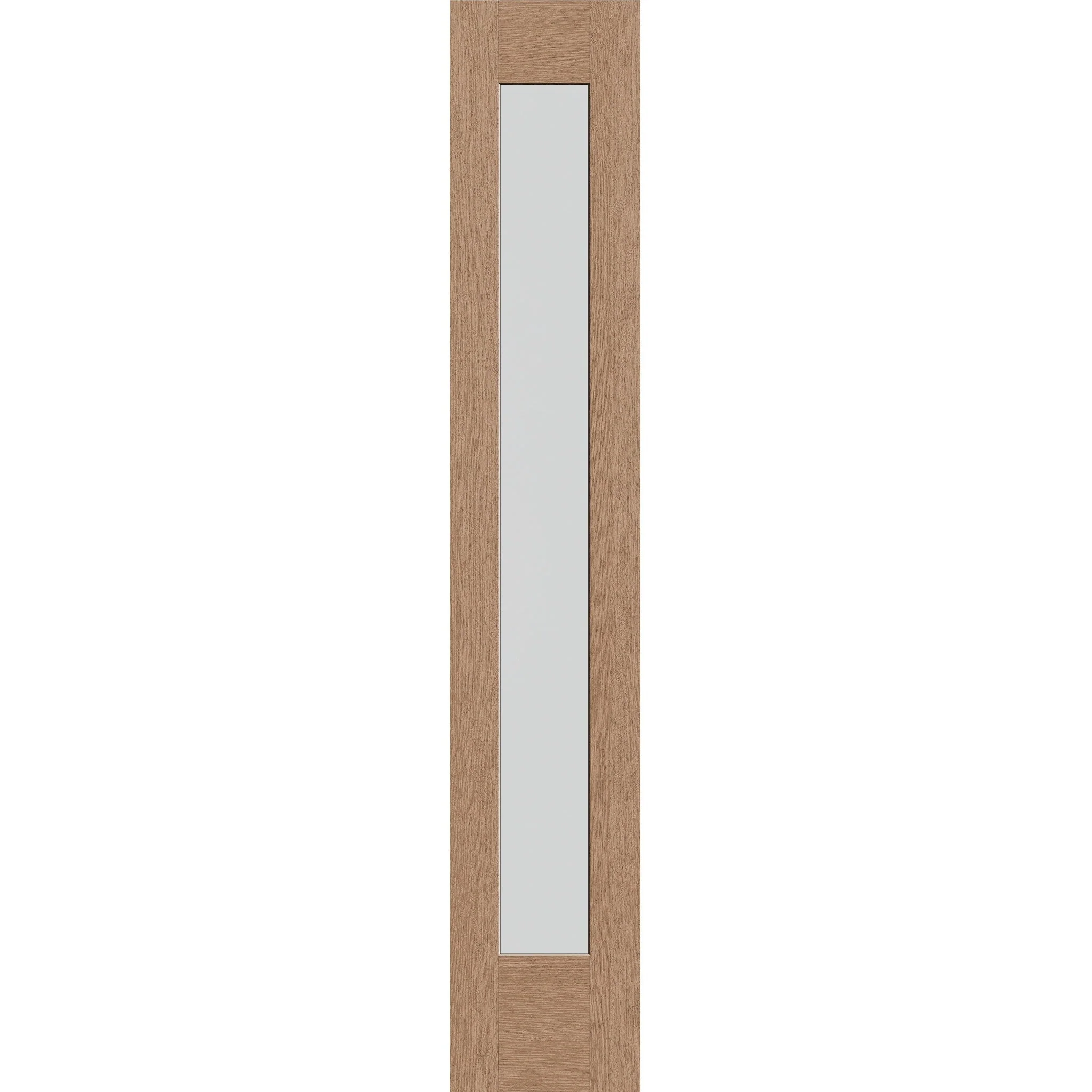 Frost Flush Glazed Fiberglass Sidelite Panel - Full Lite (14" x 80")
