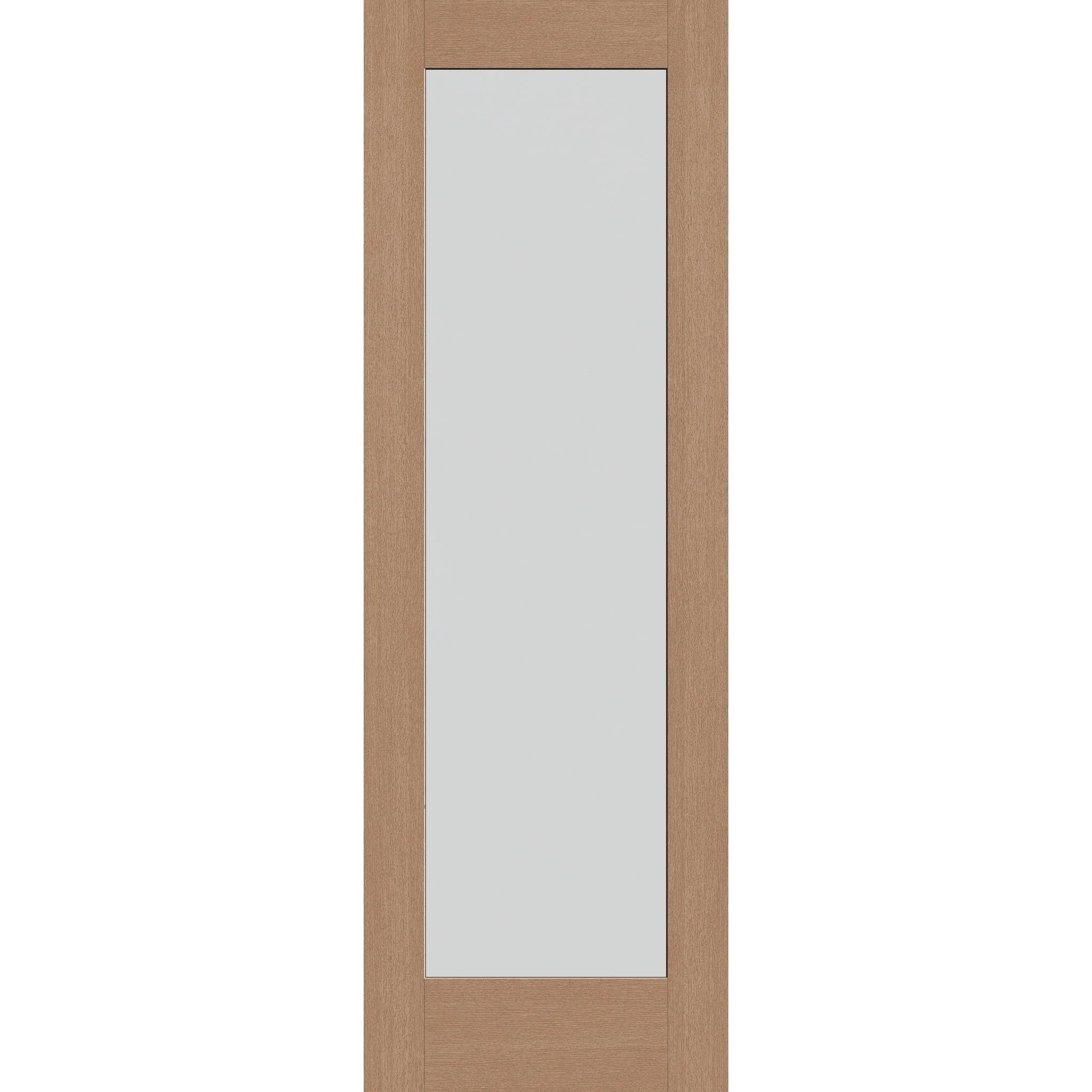 Frost Flush Glazed Hurricane-Rated Fiberglass Entry Door - Full Lite (32" x 96")