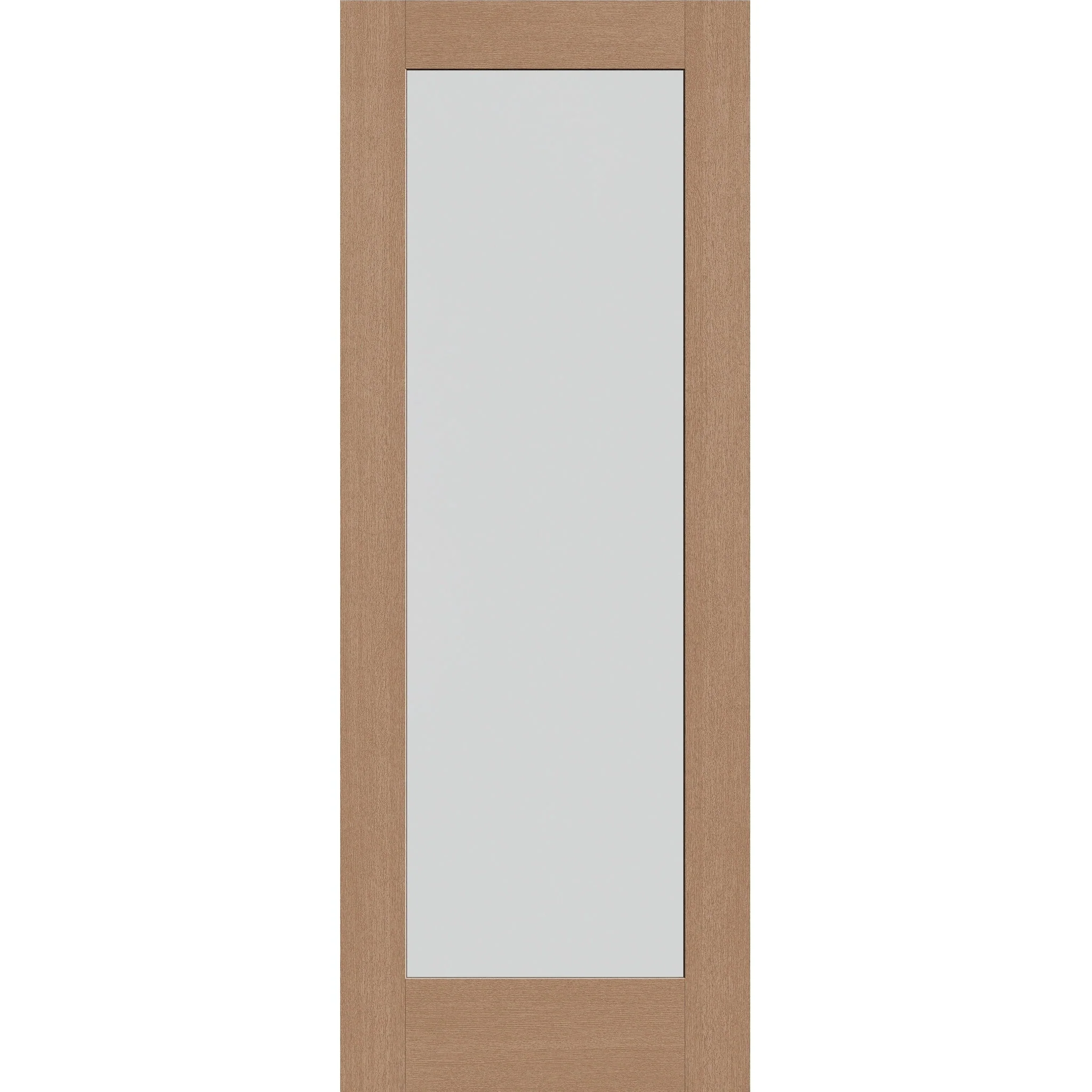 Frost Flush Glazed Hurricane-Rated Fiberglass Entry Door - Full Lite (36" x 96")