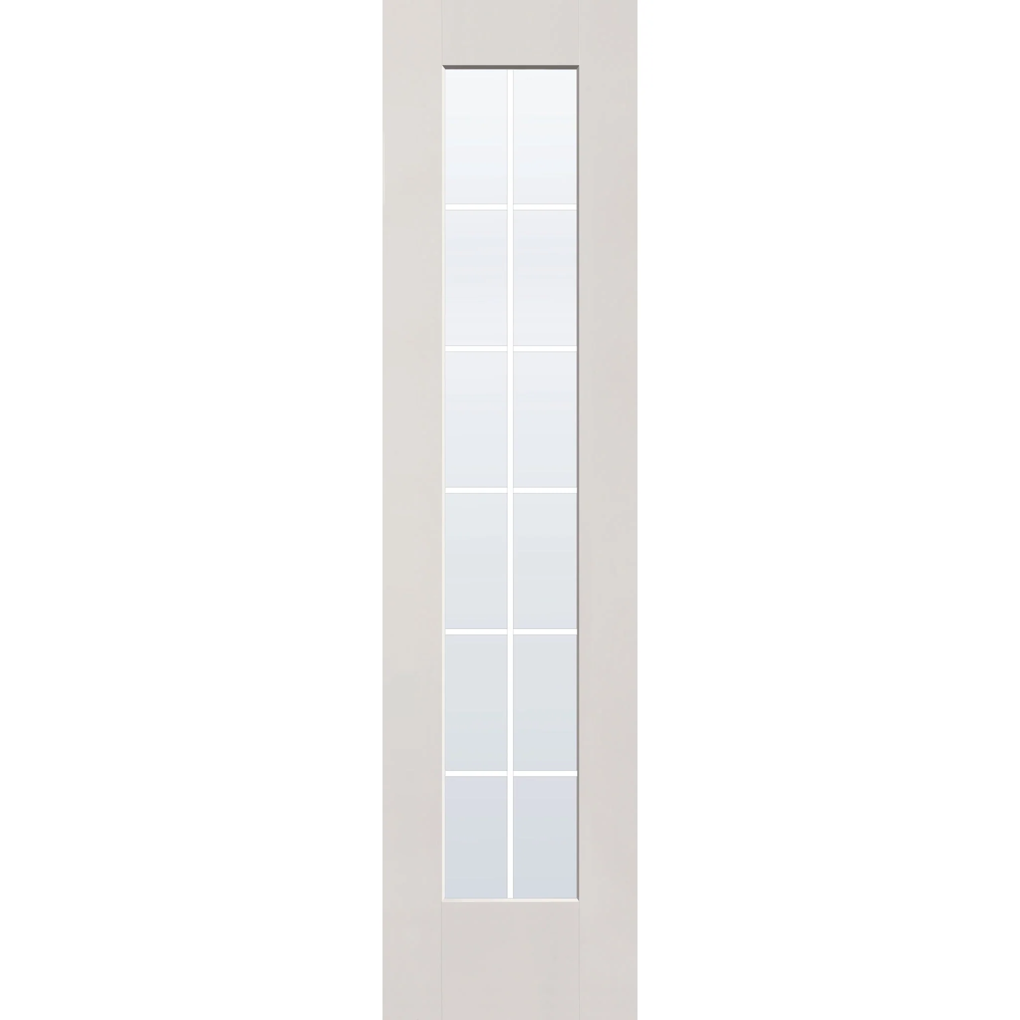 Grills Between Glass 12 Light Flush Glazed Fiberglass Entry Door - Full Lite (24" x 96") - Image 3