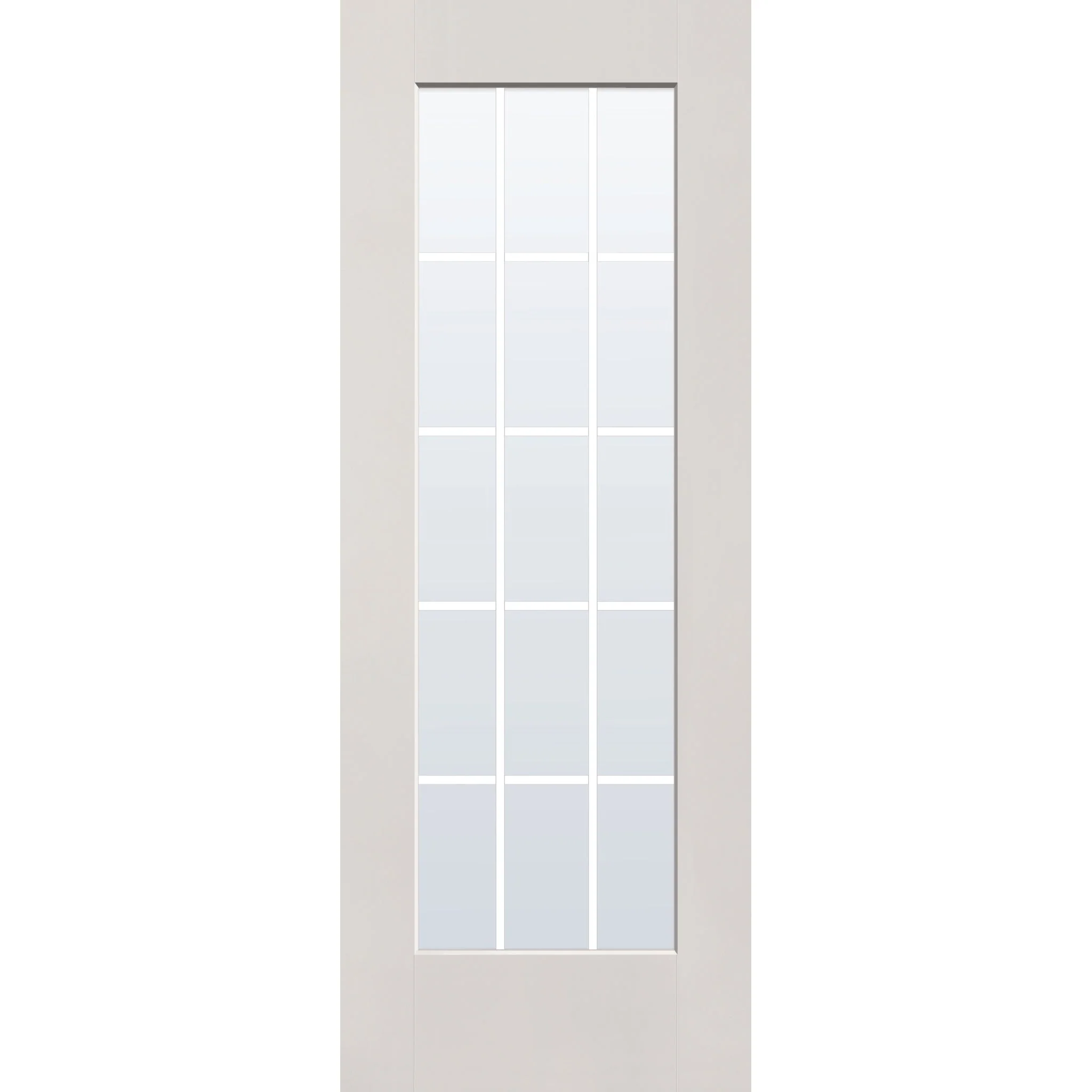 Grills Between Glass 15 Light Flush Glazed Hurricane-Rated Fiberglass Entry Door - Full Lite (30" x 80") - Image 8