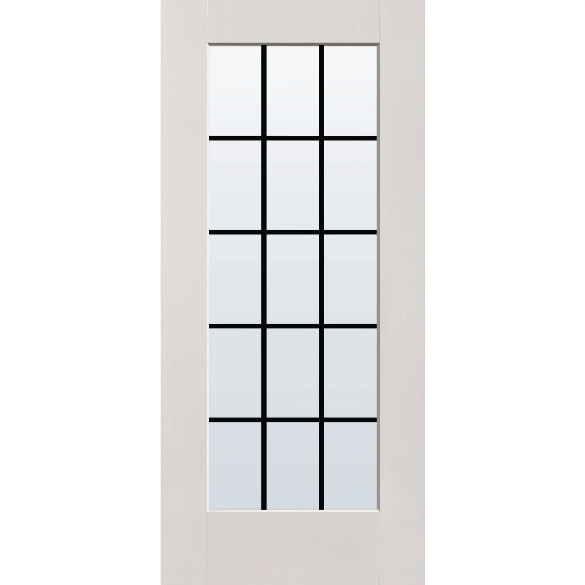Grills Between Glass 15 Light Flush Glazed Hurricane-Rated Fiberglass Entry Door - Full Lite (36" x 80") - Image 10