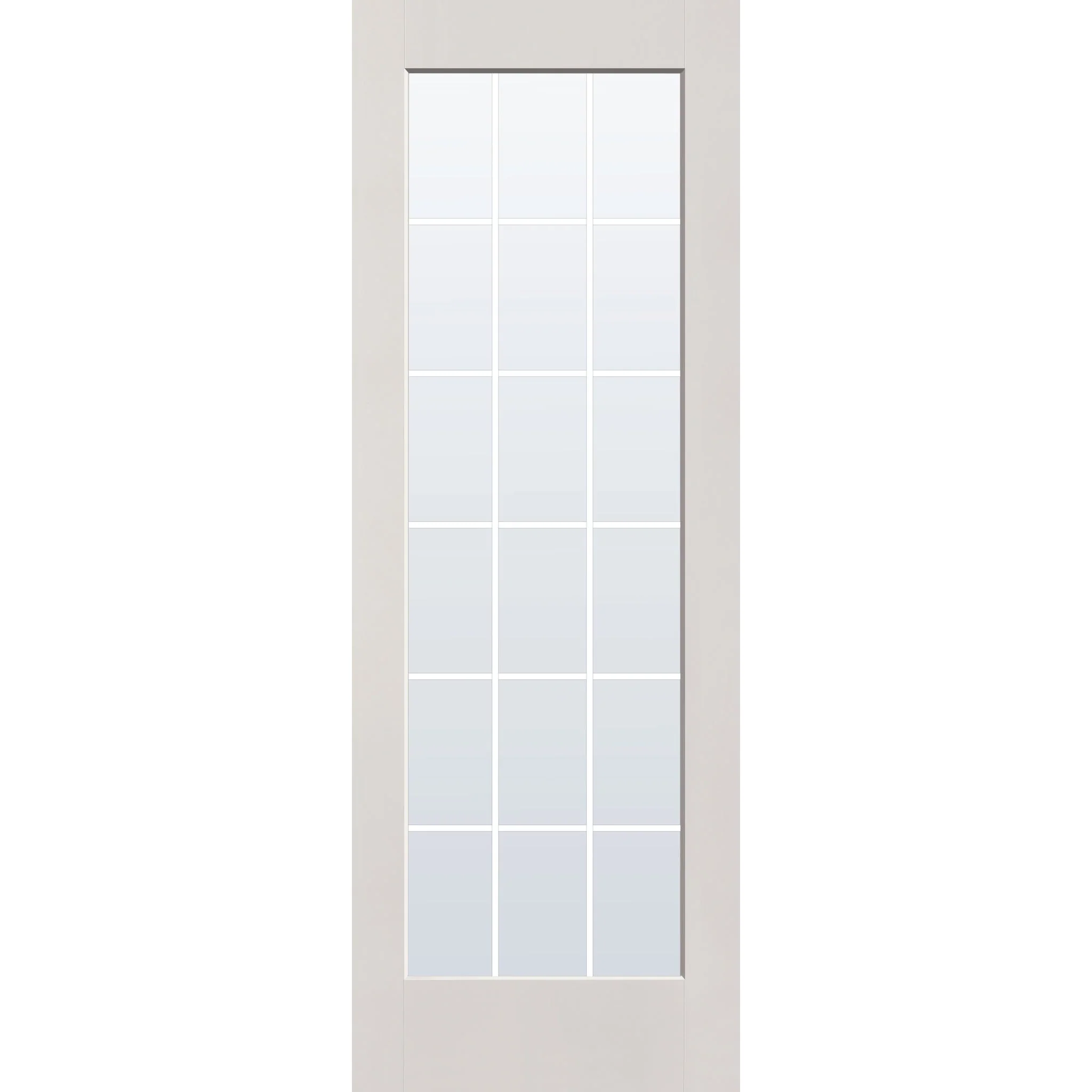 Grills Between Glass 18 Light Flush Glazed Fiberglass Entry Door - Full Lite (34" x 96") - Image 5