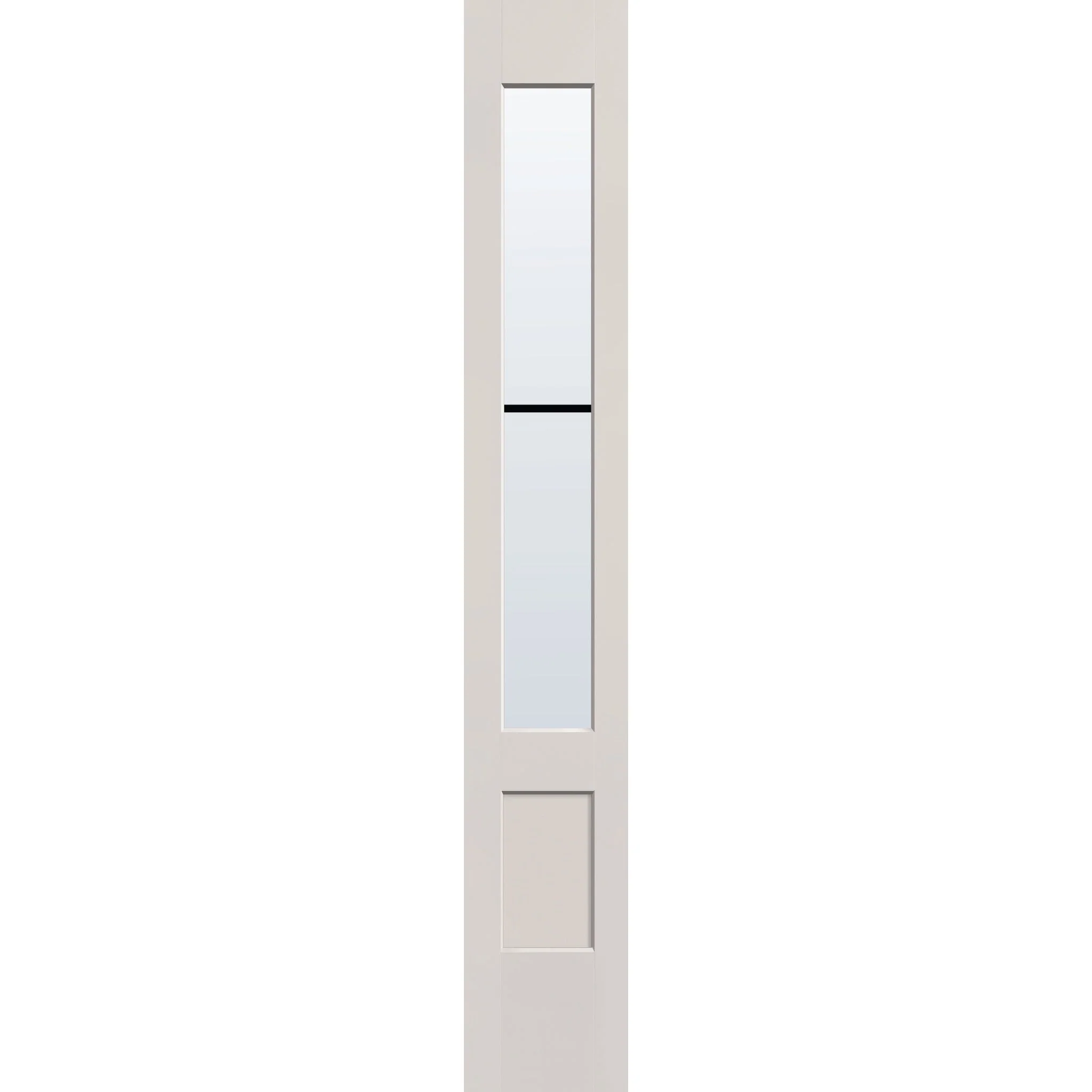 Grills Between Glass 2 Light Flush Glazed Fiberglass Sidelite Panel - 3/4 Lite Shaker (12" x 80") - Image 4