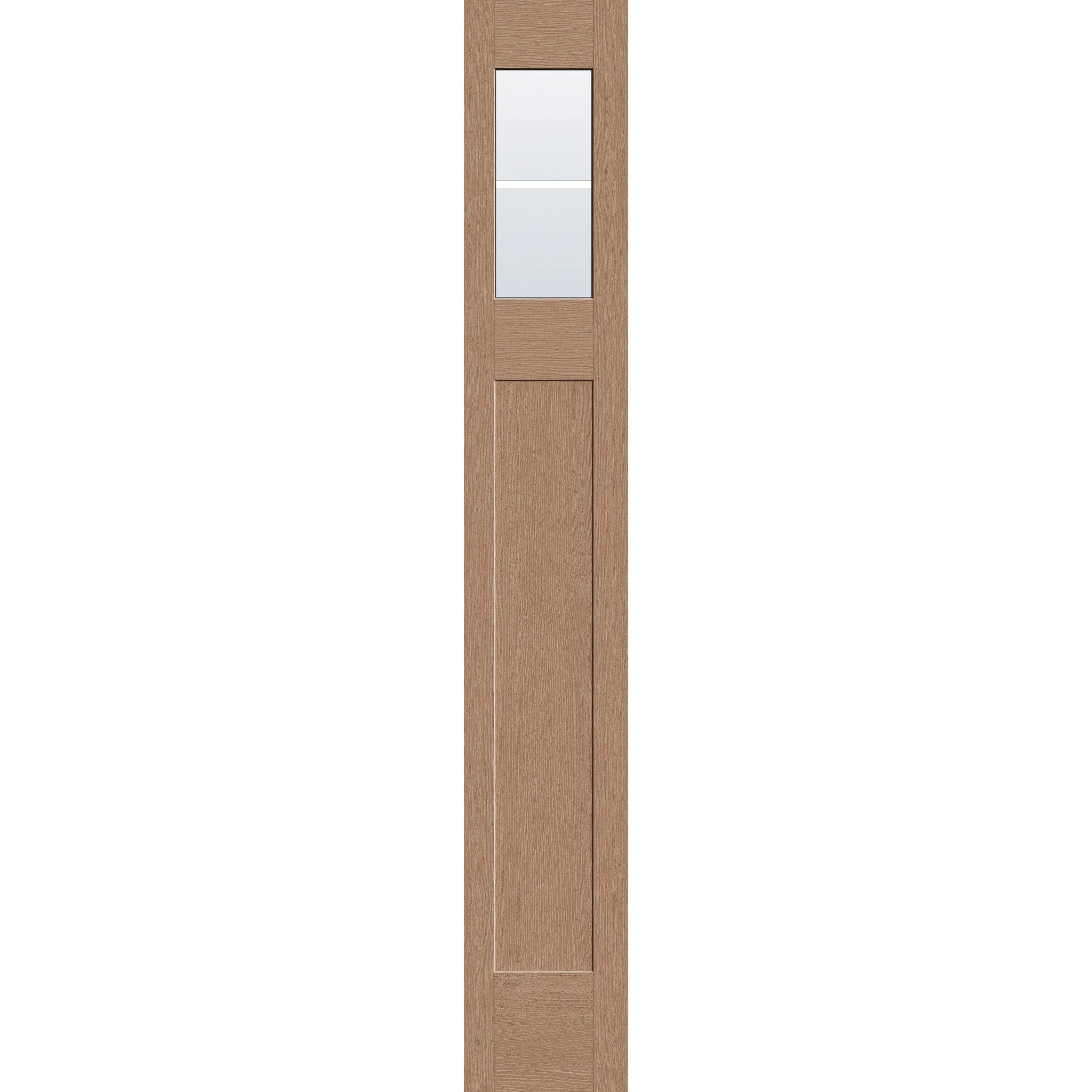 Grills Between Glass 2 Light Flush Glazed Fiberglass Sidelite Panel - Craftsman Top Lite (12" x 80") - Image 2