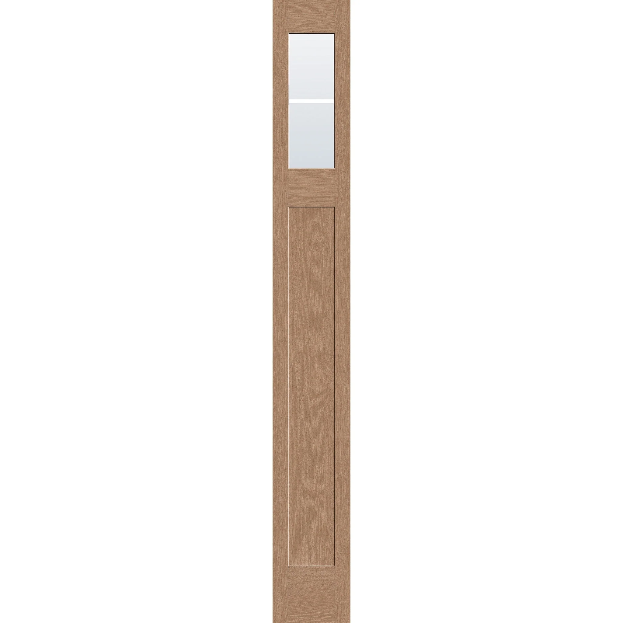 Grills Between Glass 2 Light Flush Glazed Fiberglass Sidelite Panel - Craftsman Top Lite (12" x 96") - Image 2