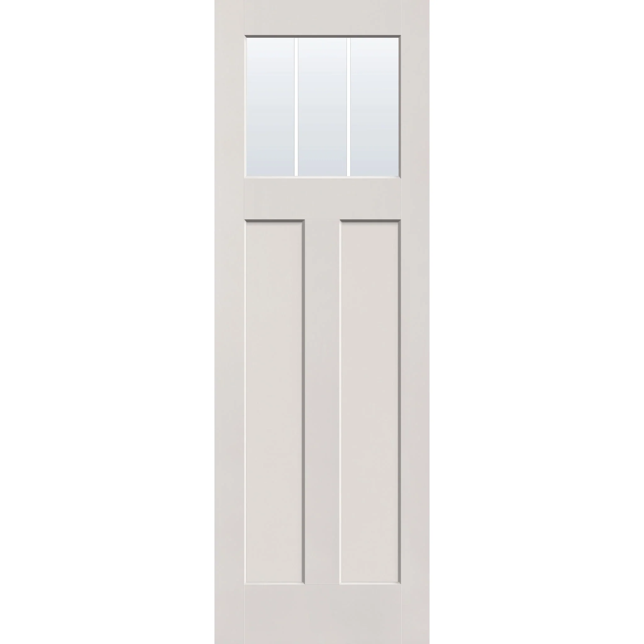 Grills Between Glass 3 Light Flush Glazed Hurricane-Rated Fiberglass Entry Door - Craftsman 2 Panel (32" x 96") - Image 3
