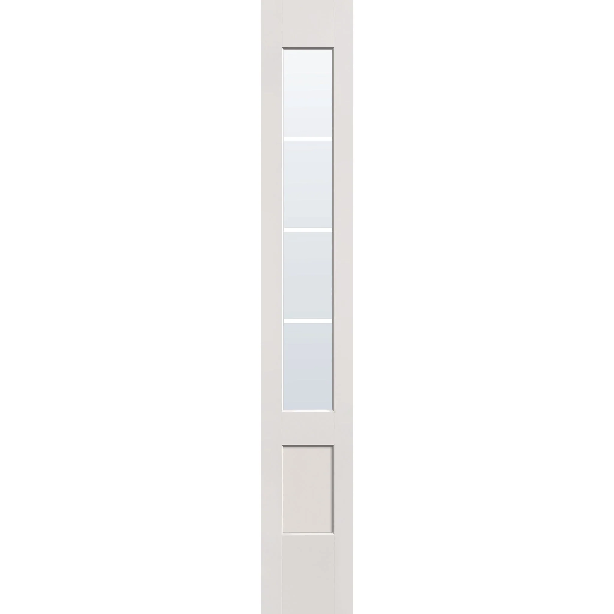 Grills Between Glass 4 Light Flush Glazed Fiberglass Sidelite Panel - 3/4 Lite Shaker (12" x 80") - Image 3