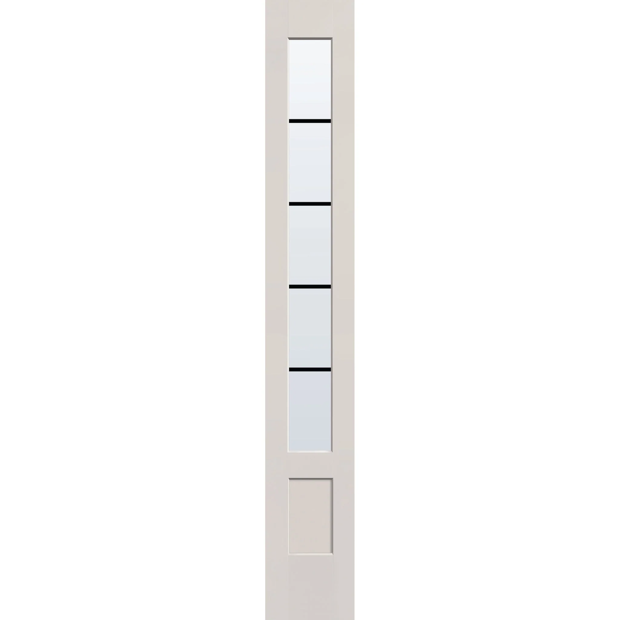Grills Between Glass 5 Light Flush Glazed Fiberglass Sidelite Panel - 3/4 Lite Shaker (14" x 96") - Image 2
