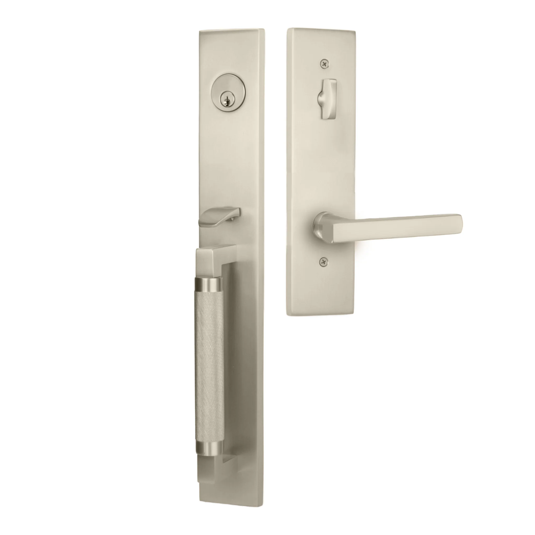 Hercules Knurled Full Length Entry Lockset by Emtek - Image 24