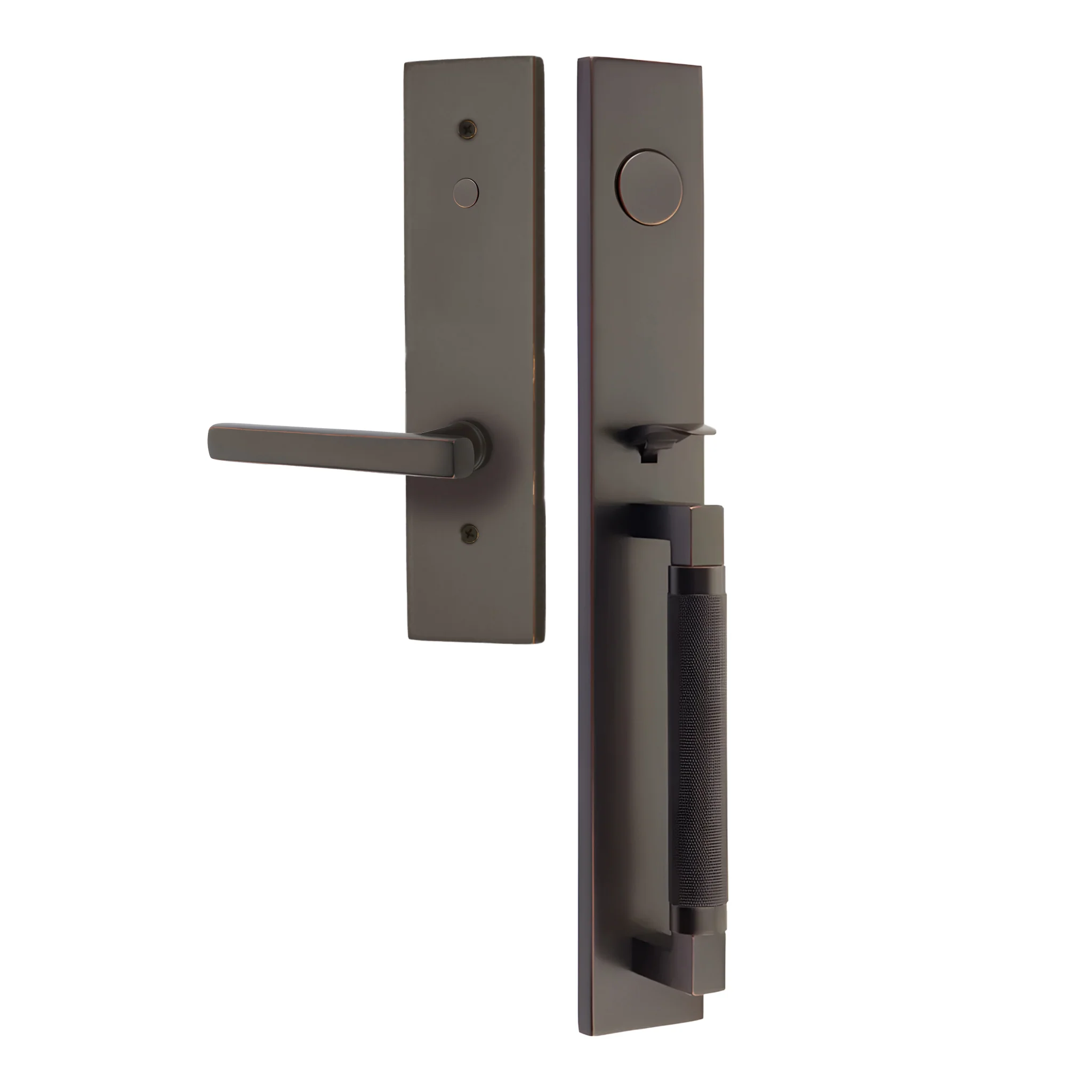 Hercules Knurled Full Length Entry Lockset by Emtek - Image 30