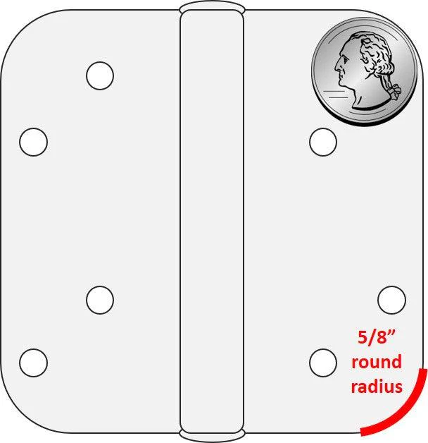 Interior Door Hinge Set (3 pieces) - Image 3