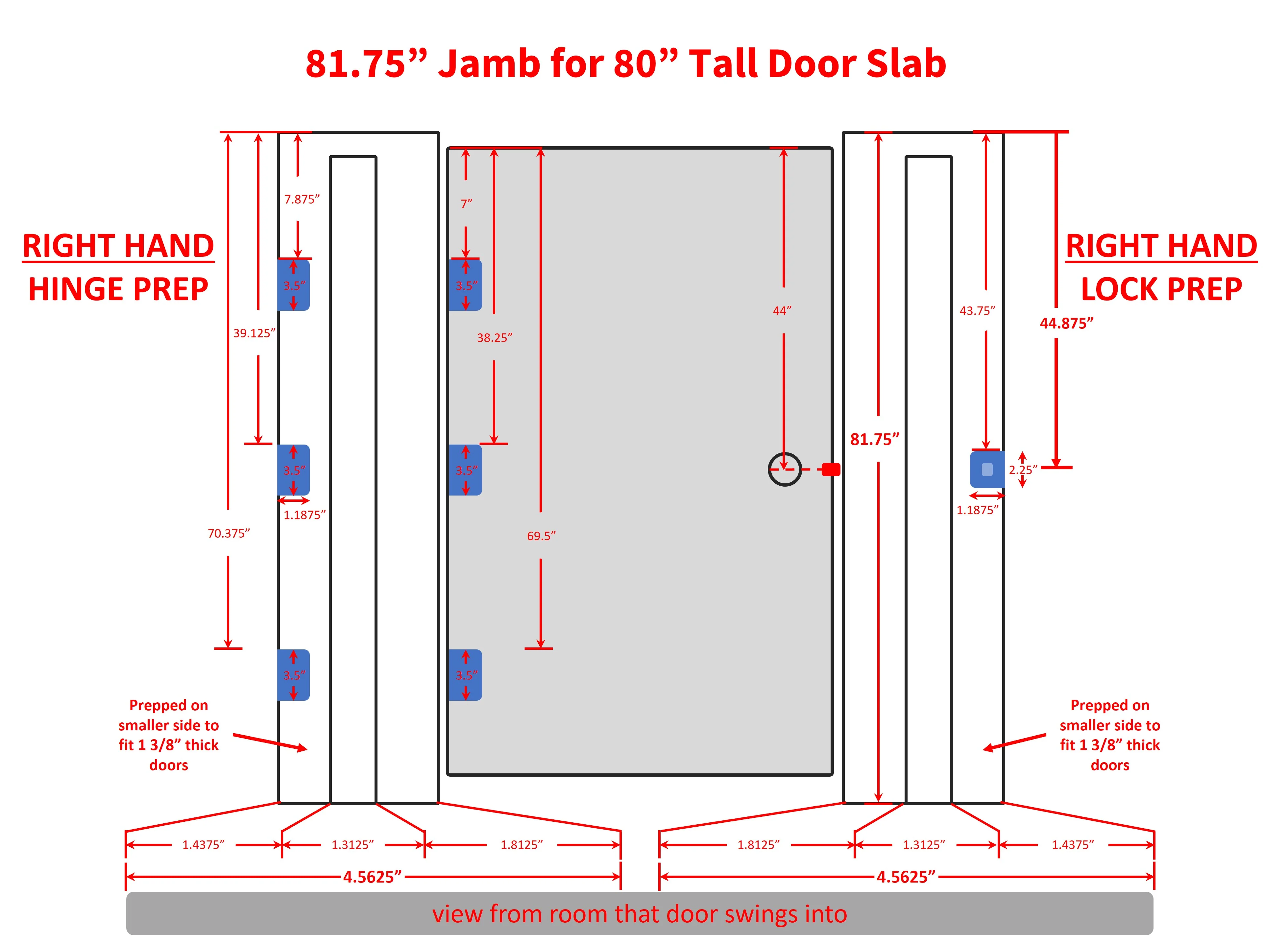 Interior Hinge Jamb Leg (Stain Grade Poplar) - Image 9