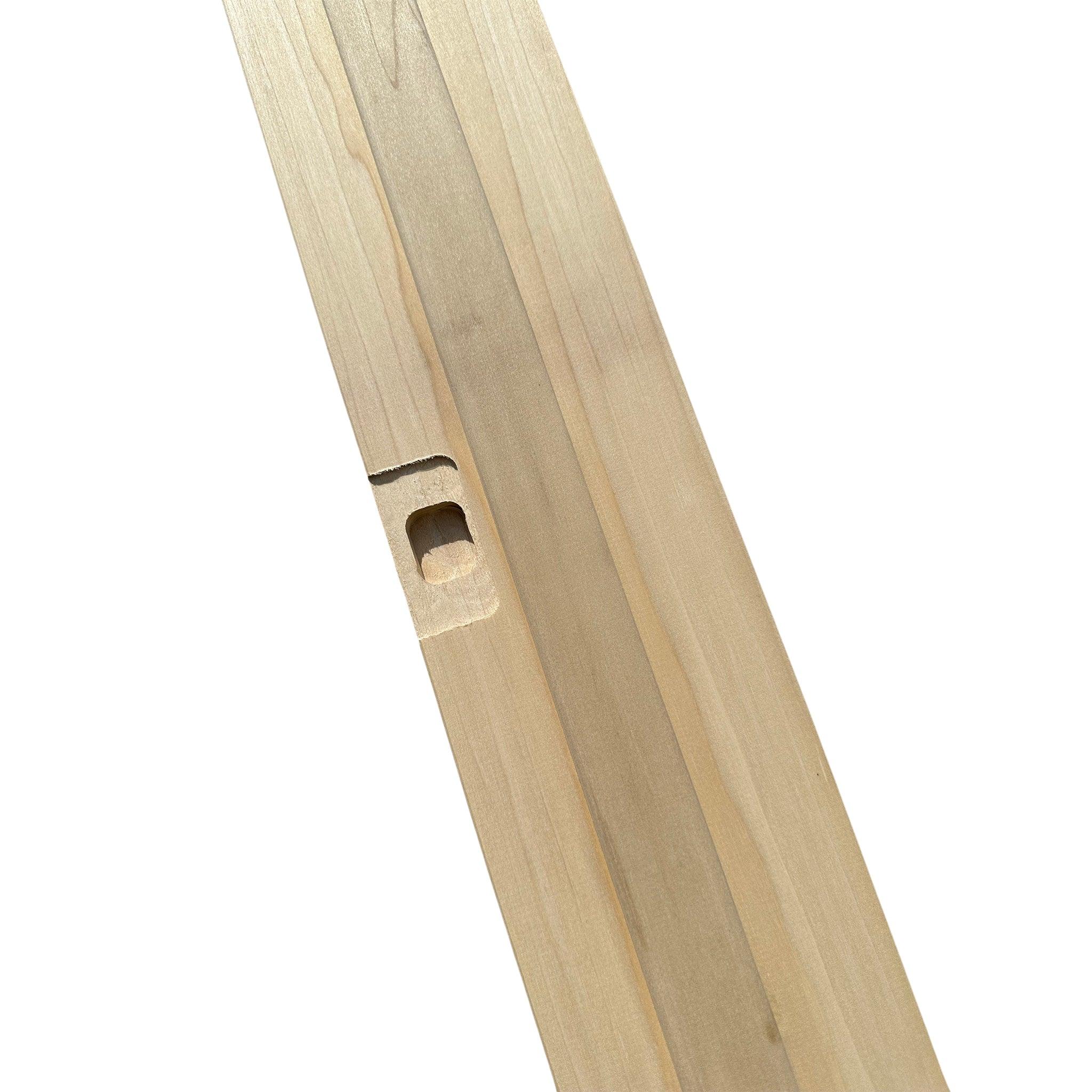 Interior Lock Jamb Leg (Stain Grade Poplar) - Image 4