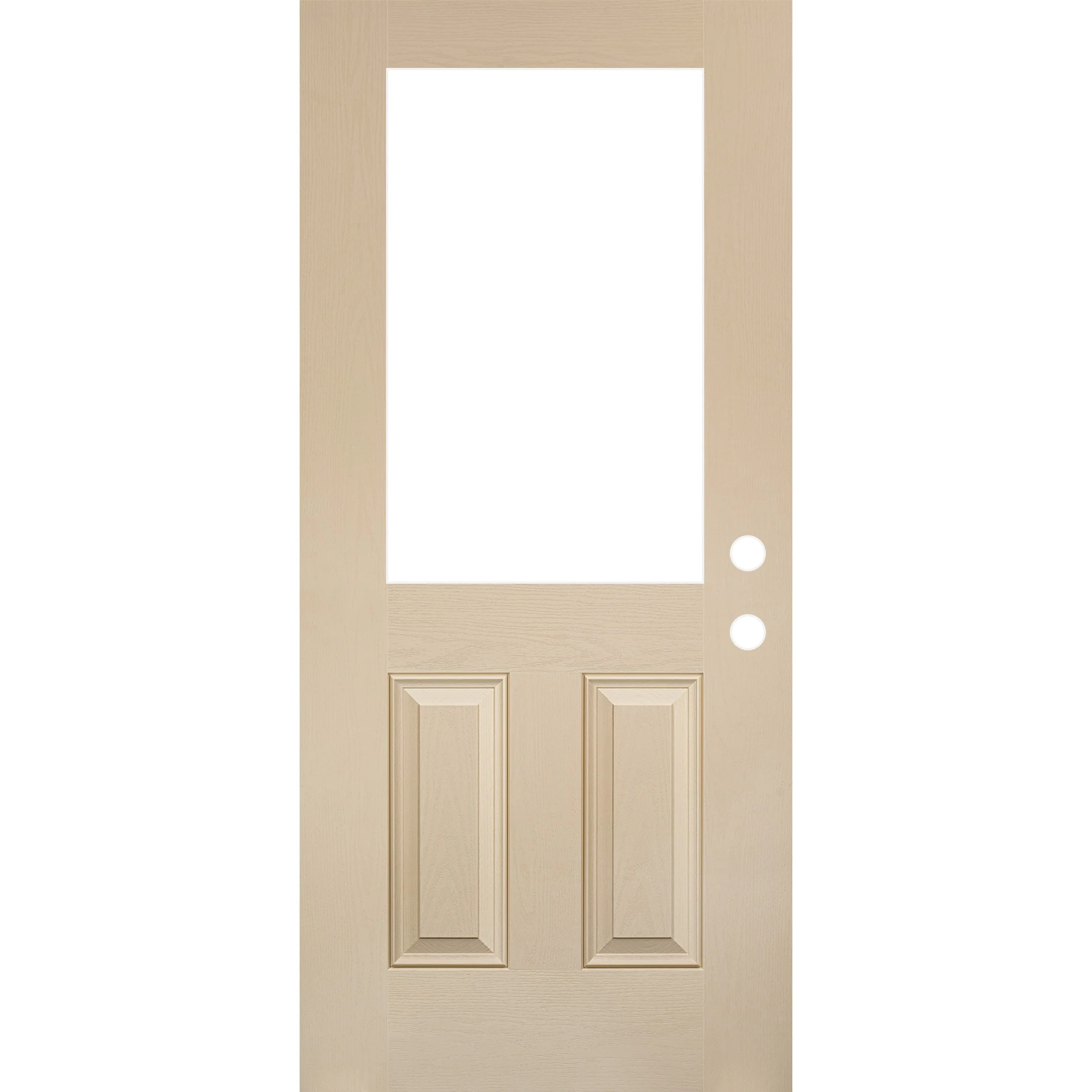 Mahogany Grain Fiberglass Entry Door Slab (6 Panel) - SLAB ONLY - Image 7