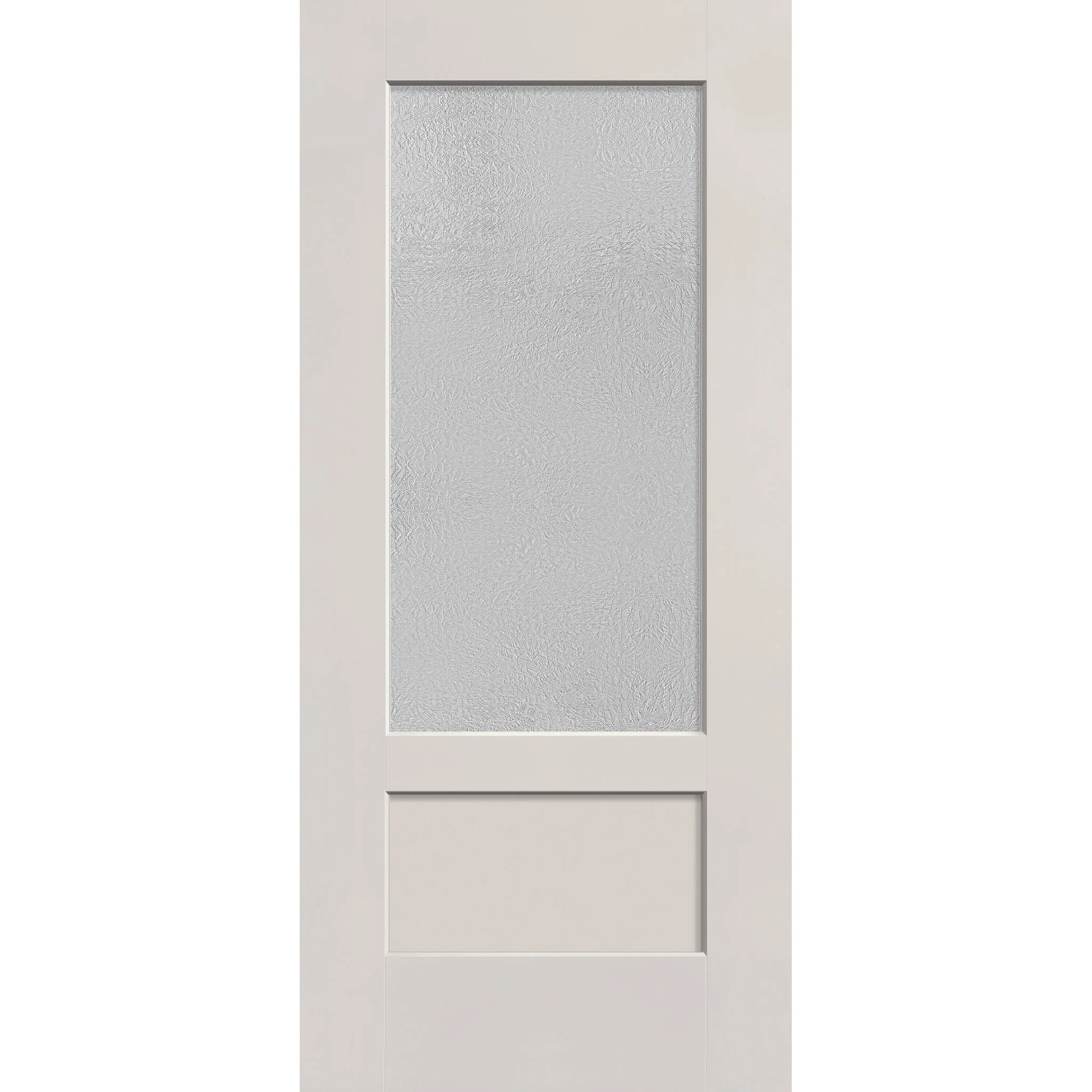 Micro-Granite Flush Glazed Fiberglass Entry Door - 3/4 Lite Shaker (36" x 80") - Image 2