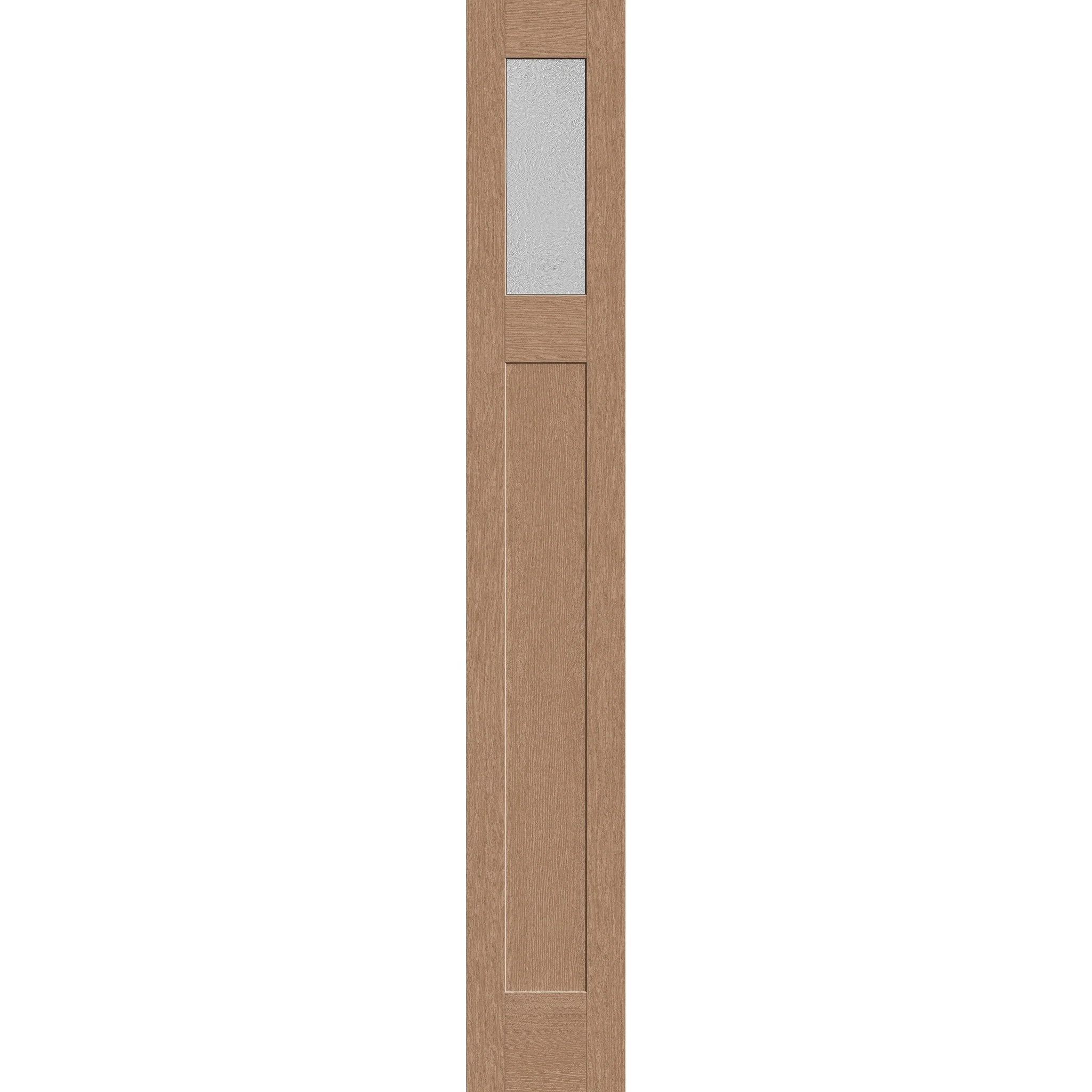 Micro-Granite Flush Glazed Fiberglass Sidelite Panel - Craftsman (14" x 96")
