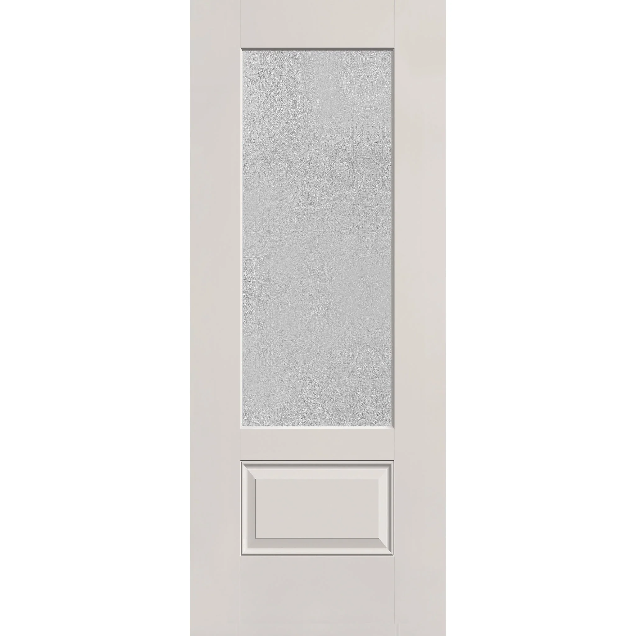 Micro-Granite Flush Glazed Hurricane-Rated Fiberglass Entry Door - 3/4 Lite (32" x 80") - Image 2